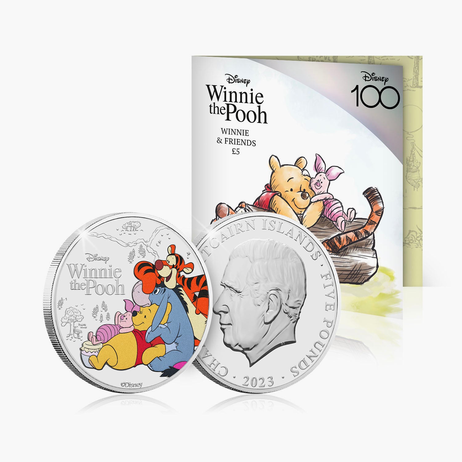 Winnie the Pooh Friends 2023 5 BU Colour Coin