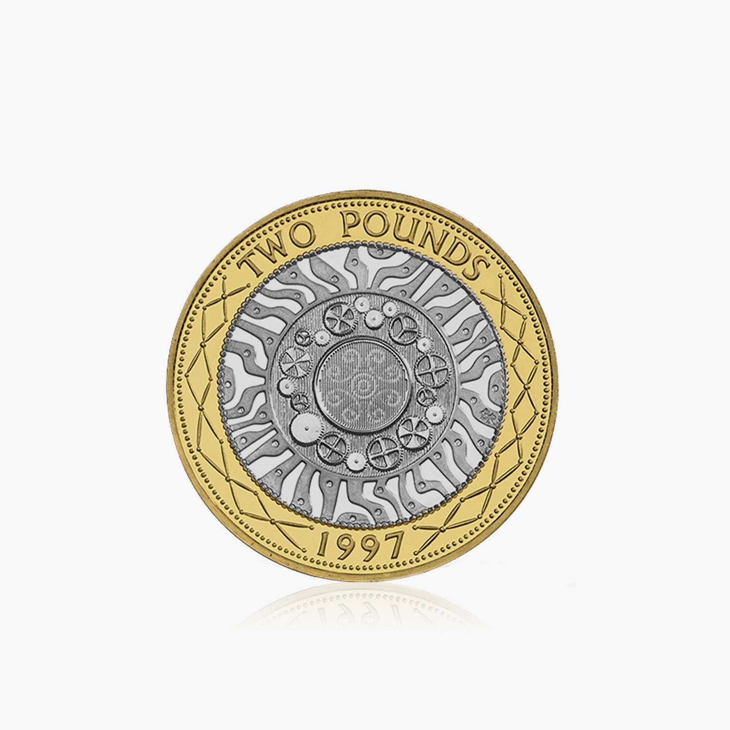 1997 Tecnología Reino Unido Moneda de £ 2