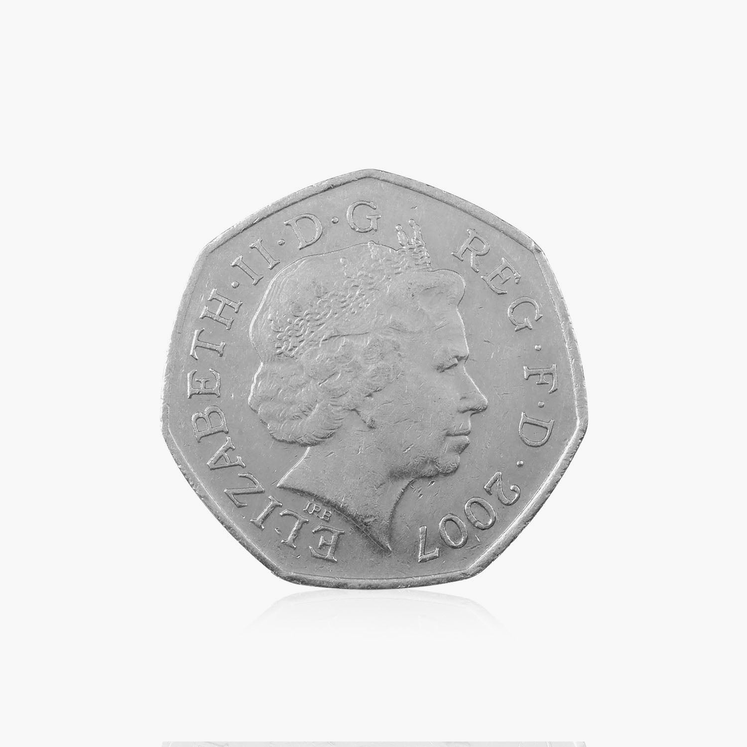 2007 Circulated Scouting 100th Anniversary 50p Coin