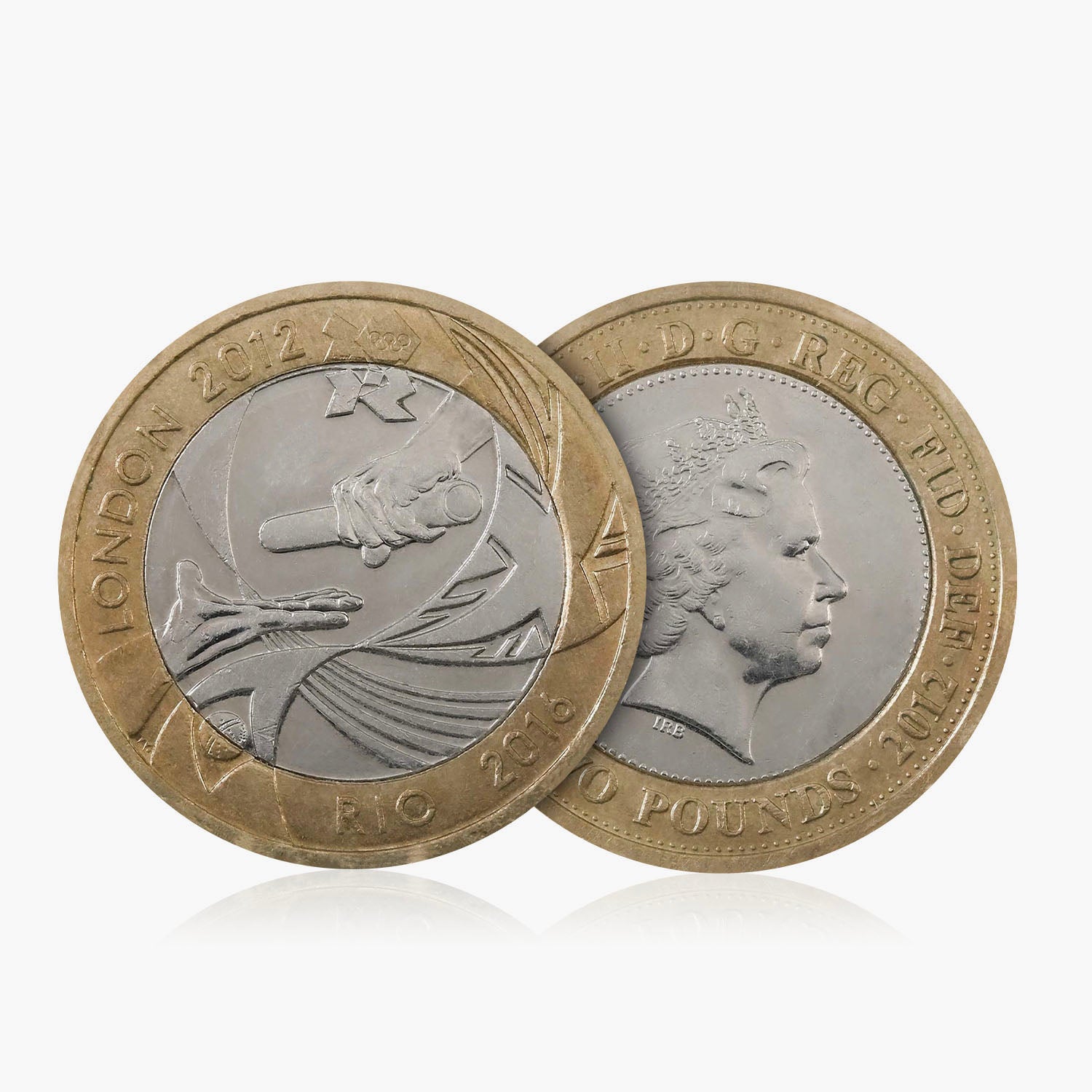2012 Circulated Olympics Handover To Rio UK £2 Coin