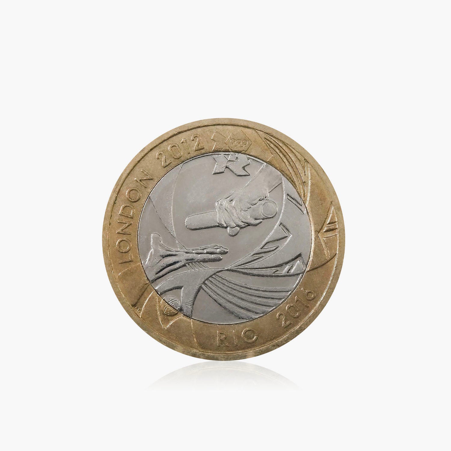 Entrega de los Juegos Olímpicos de 2012 a Río Reino Unido Moneda de £ 2