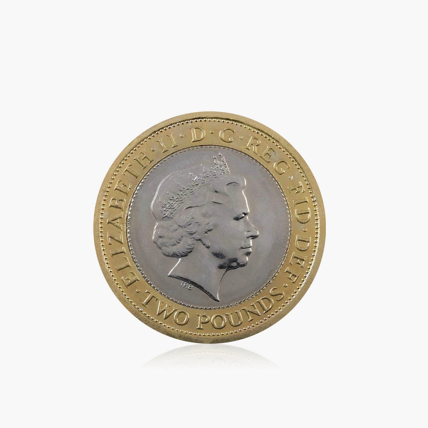 Moneda de 2 £ del Reino Unido del tren subterráneo de Londres de 2013