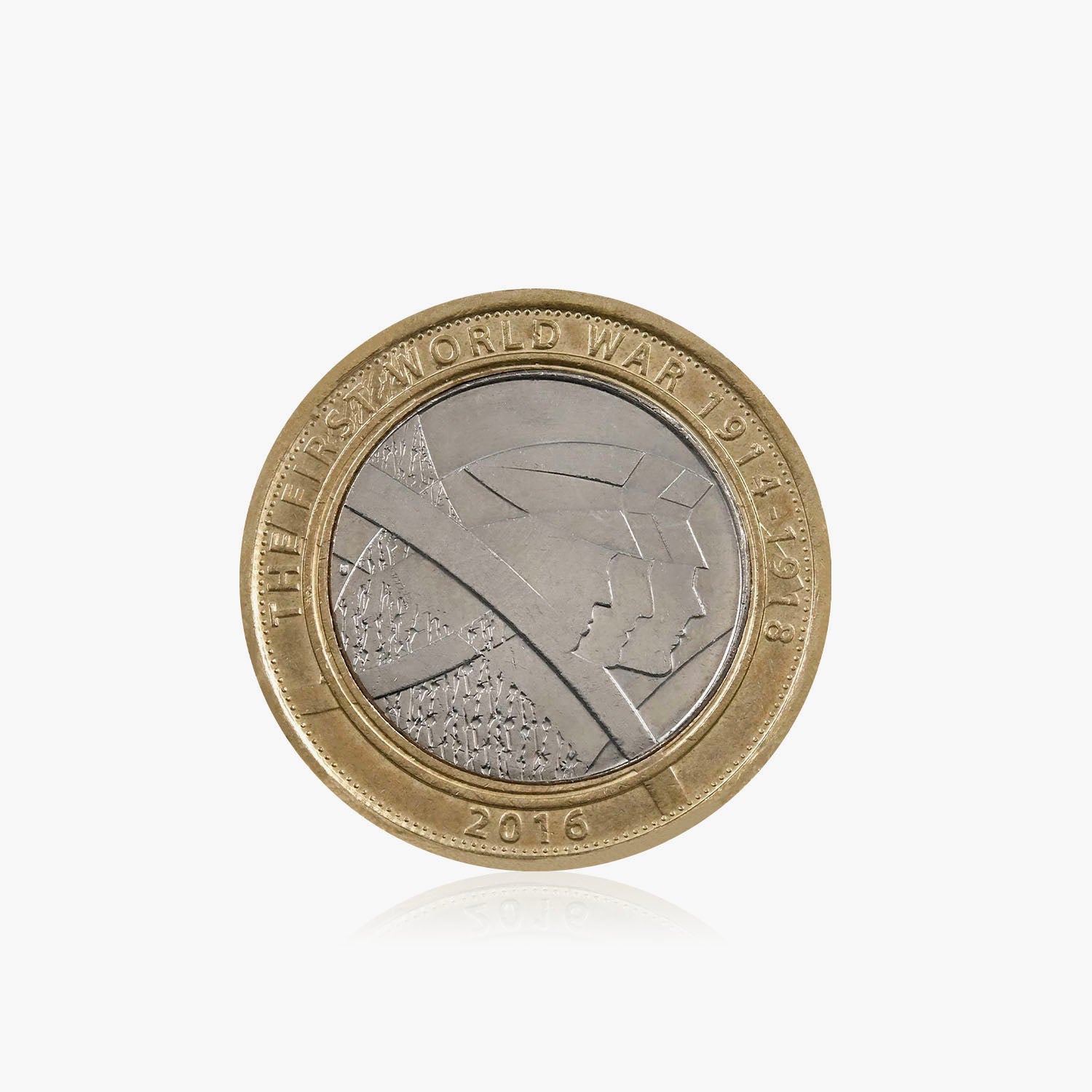 Centenario de la Primera Guerra Mundial 2016 - Moneda de £2 del Ejército del Reino Unido