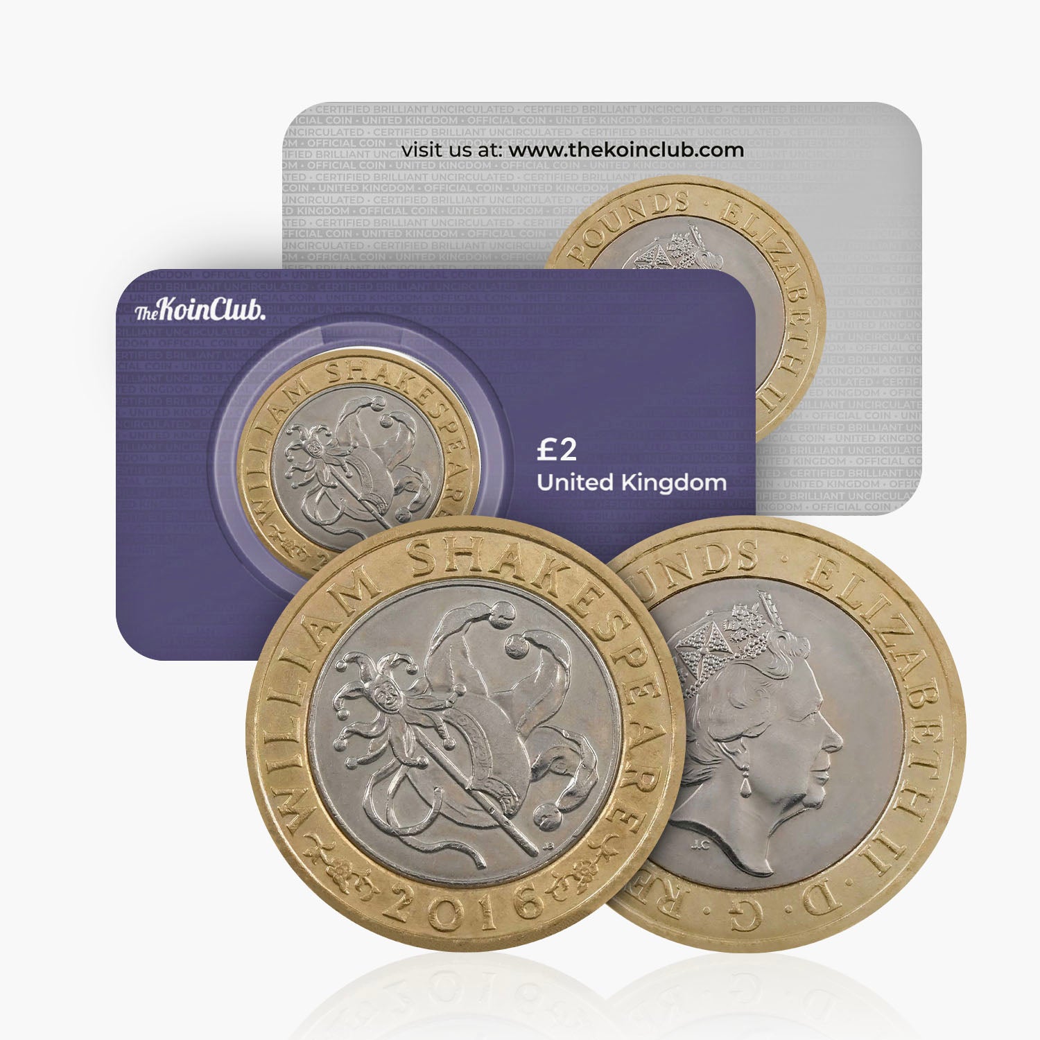 Shakespeare UK £2 coin set