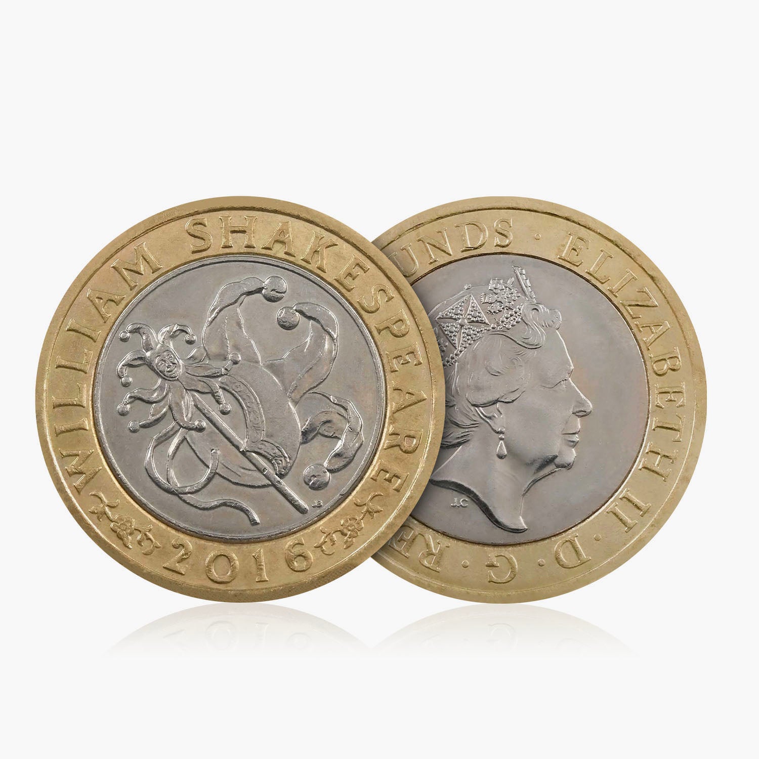 2016 Circulated Shakespeare Comedies UK £2 Coin