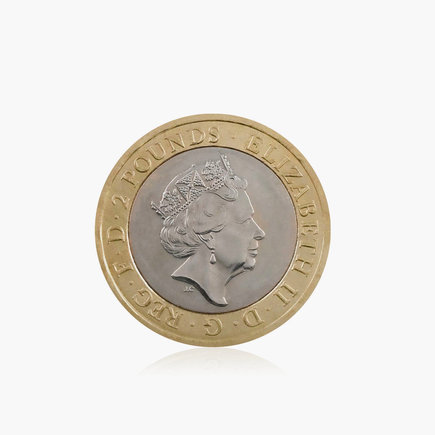 Moneda de £2 del Reino Unido de comedias de Shakespeare de 2016