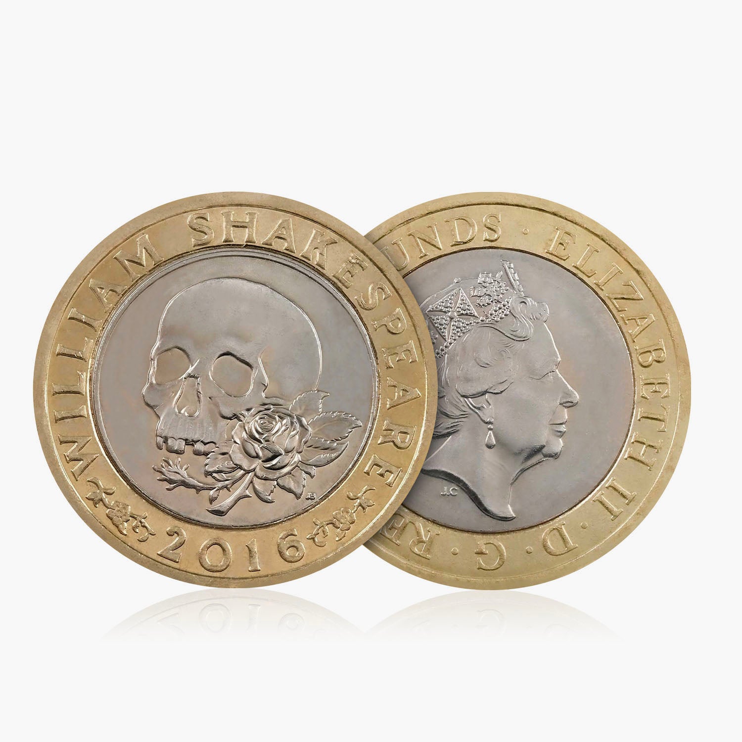 Juego de monedas de £ 2 del Reino Unido de Shakespeare