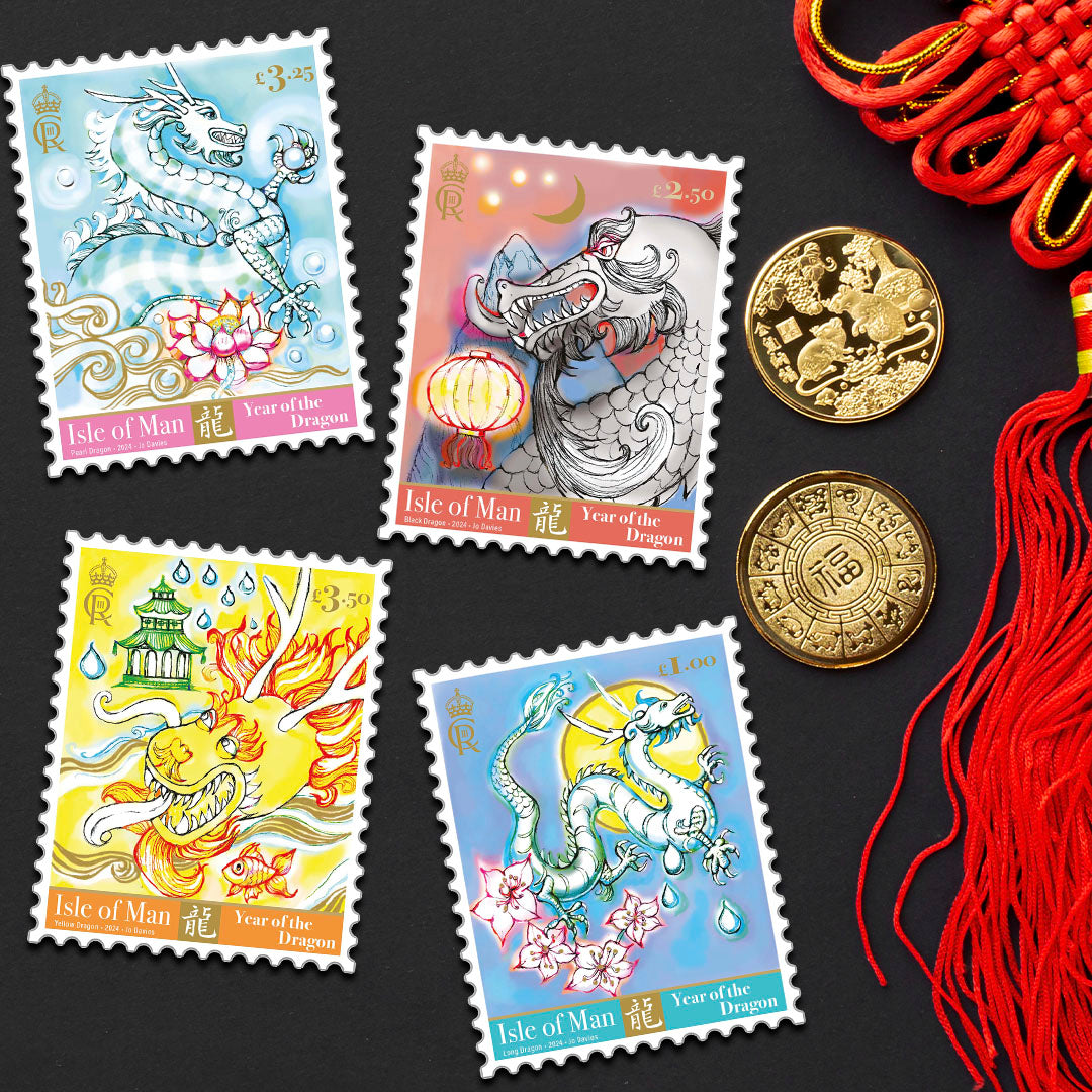 2024 Chinese Year of the Dragon Collectible Stamps