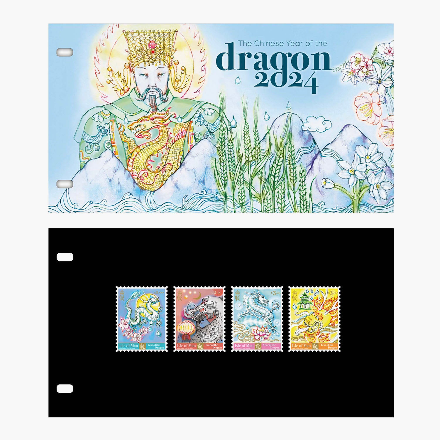 2024 Chinese Year of the Dragon Collectible Stamps