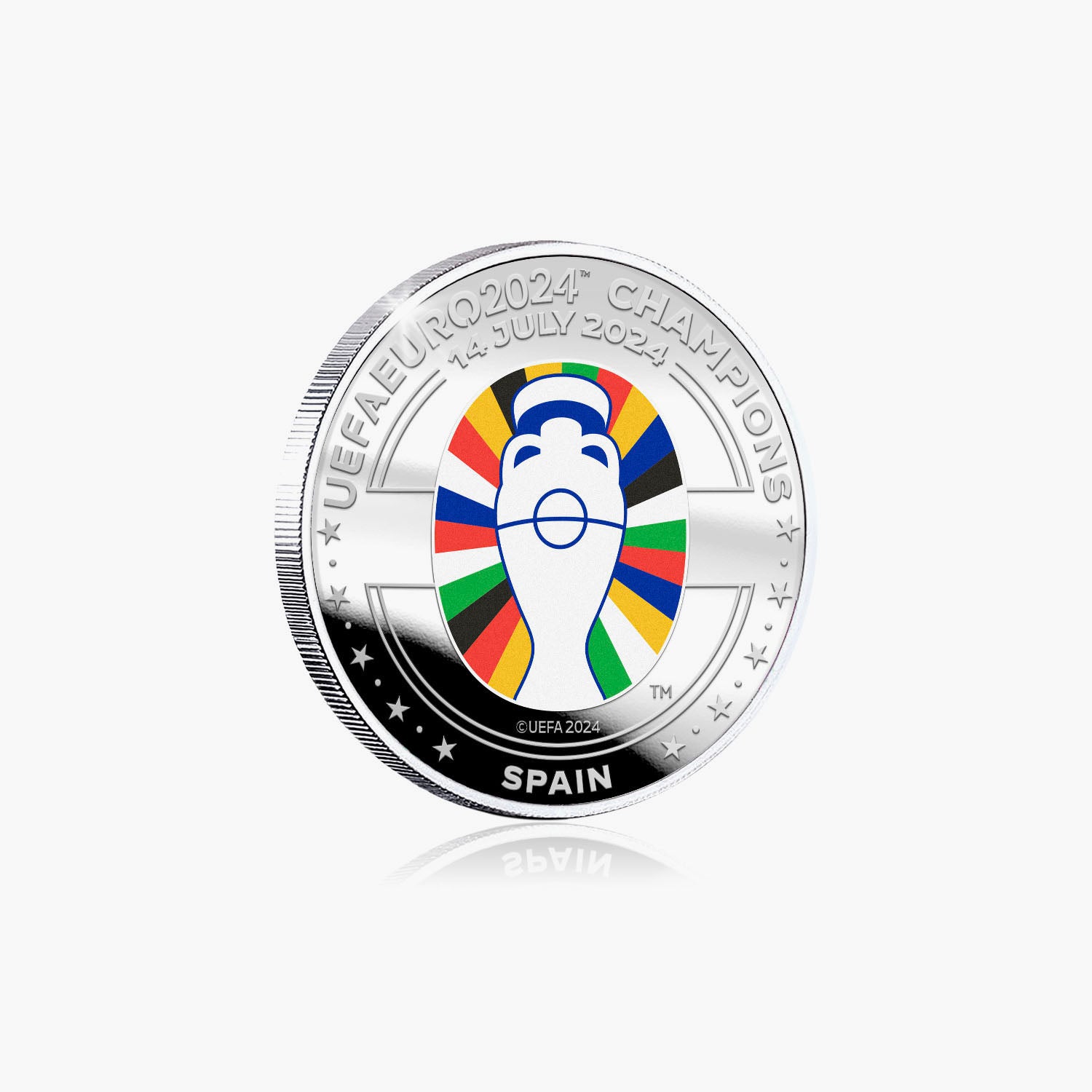 UEFA Euros 2024 Winners Spain 32mm Medal