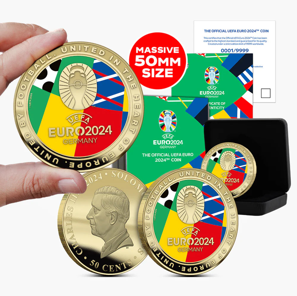 Official UEFA Euro 2024 Gold Edition Coin