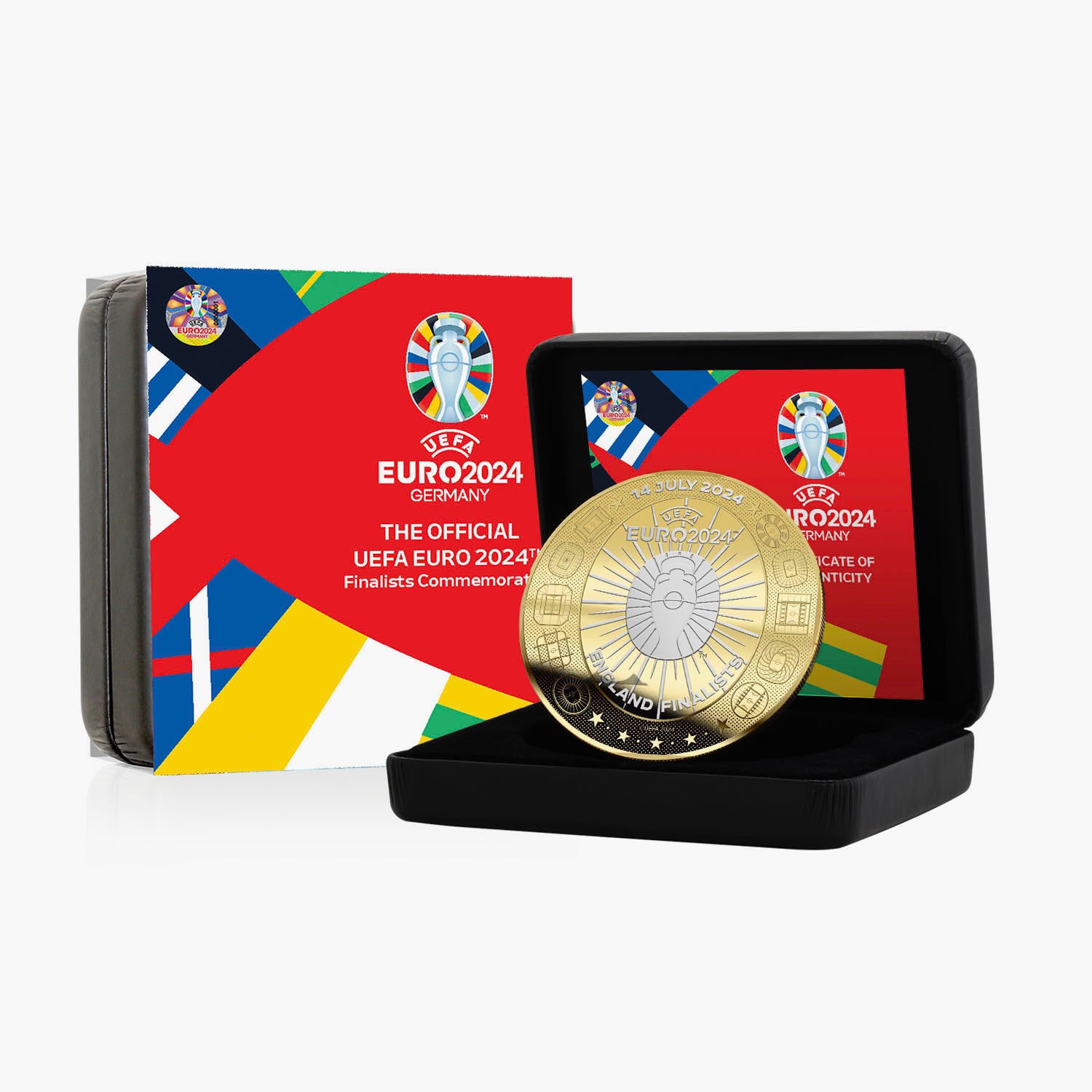 Official UEFA EURO 2024 England Finalists Gold Edition Commemorative