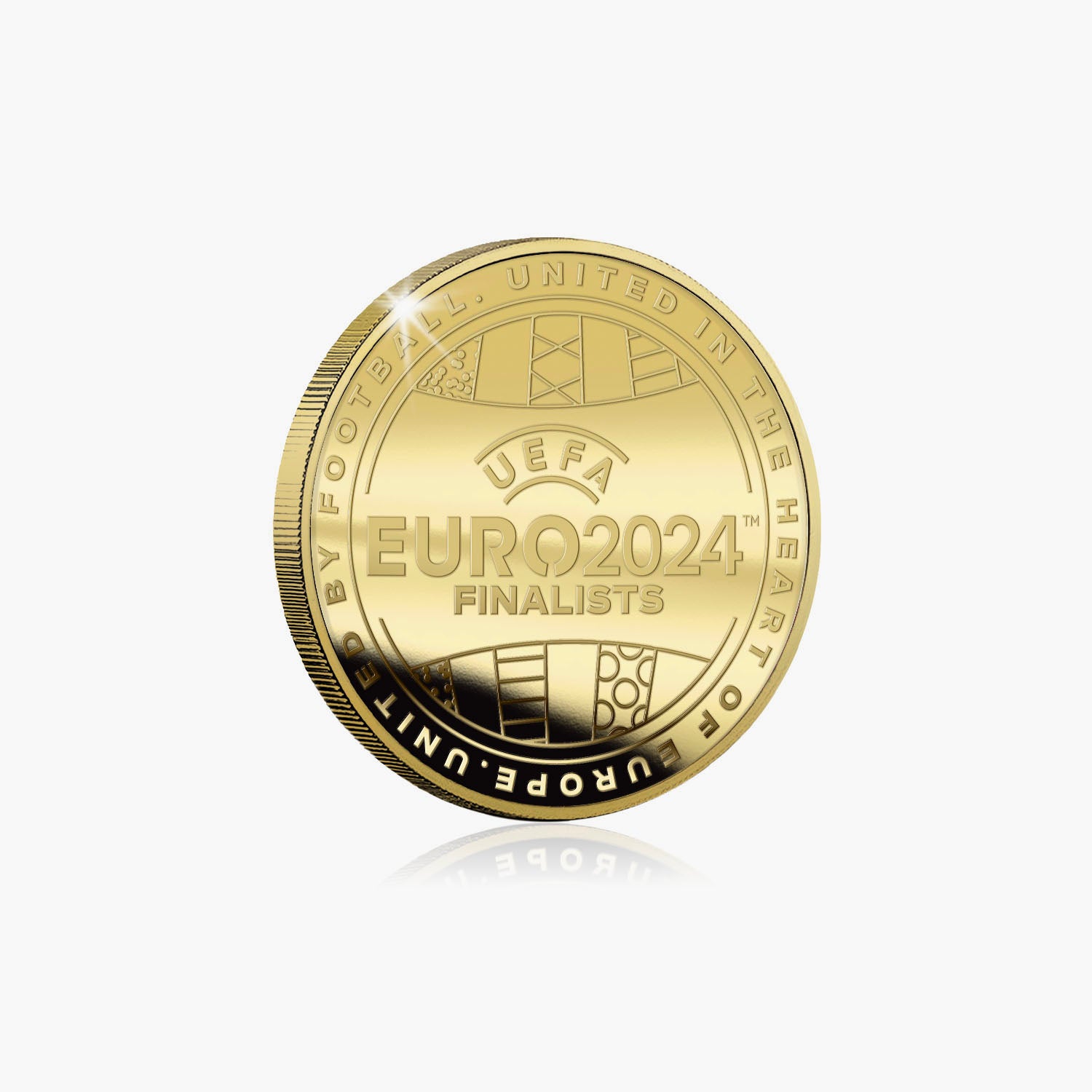 Official UEFA EURO 2024 England Finalists Gold Edition Commemorative