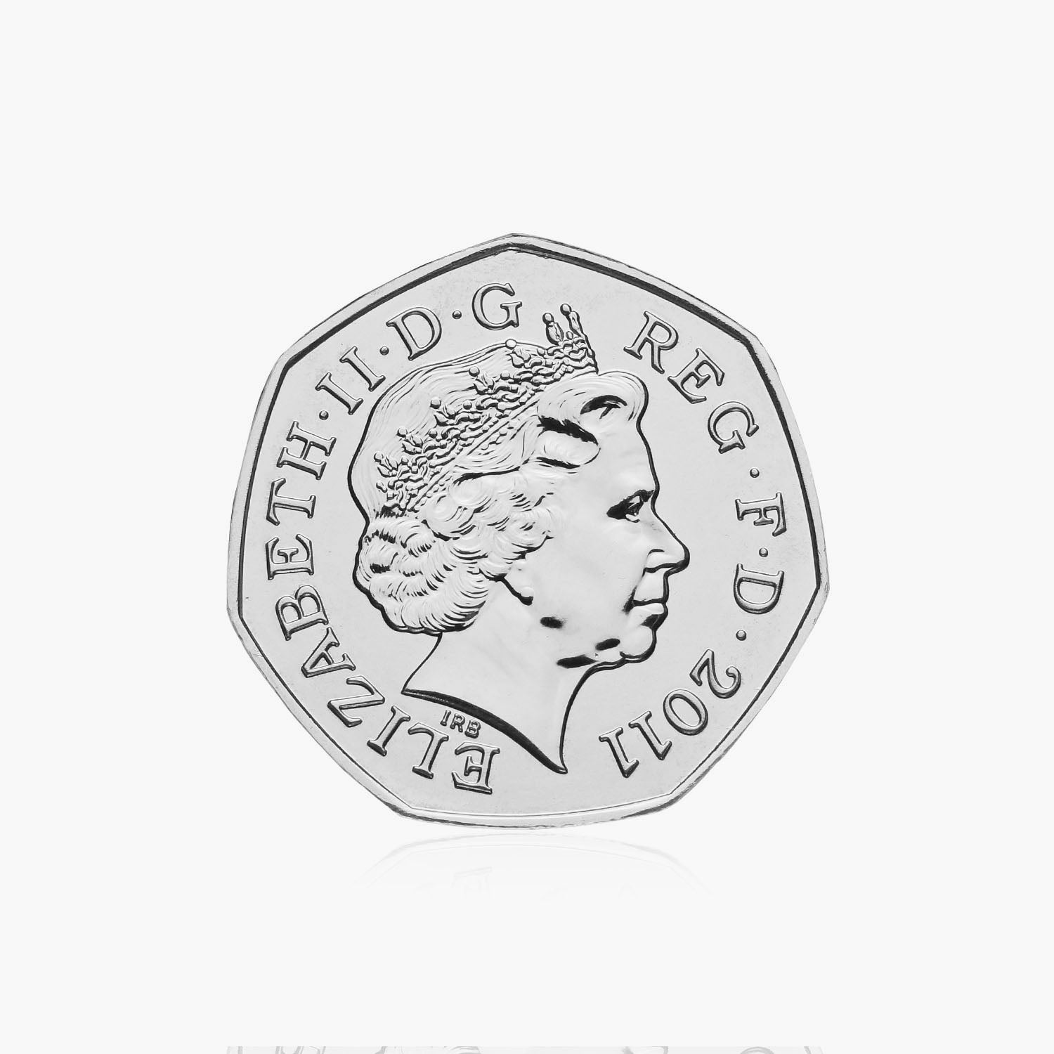 2011 Circulated Olympics - Aquatics 50p Coin