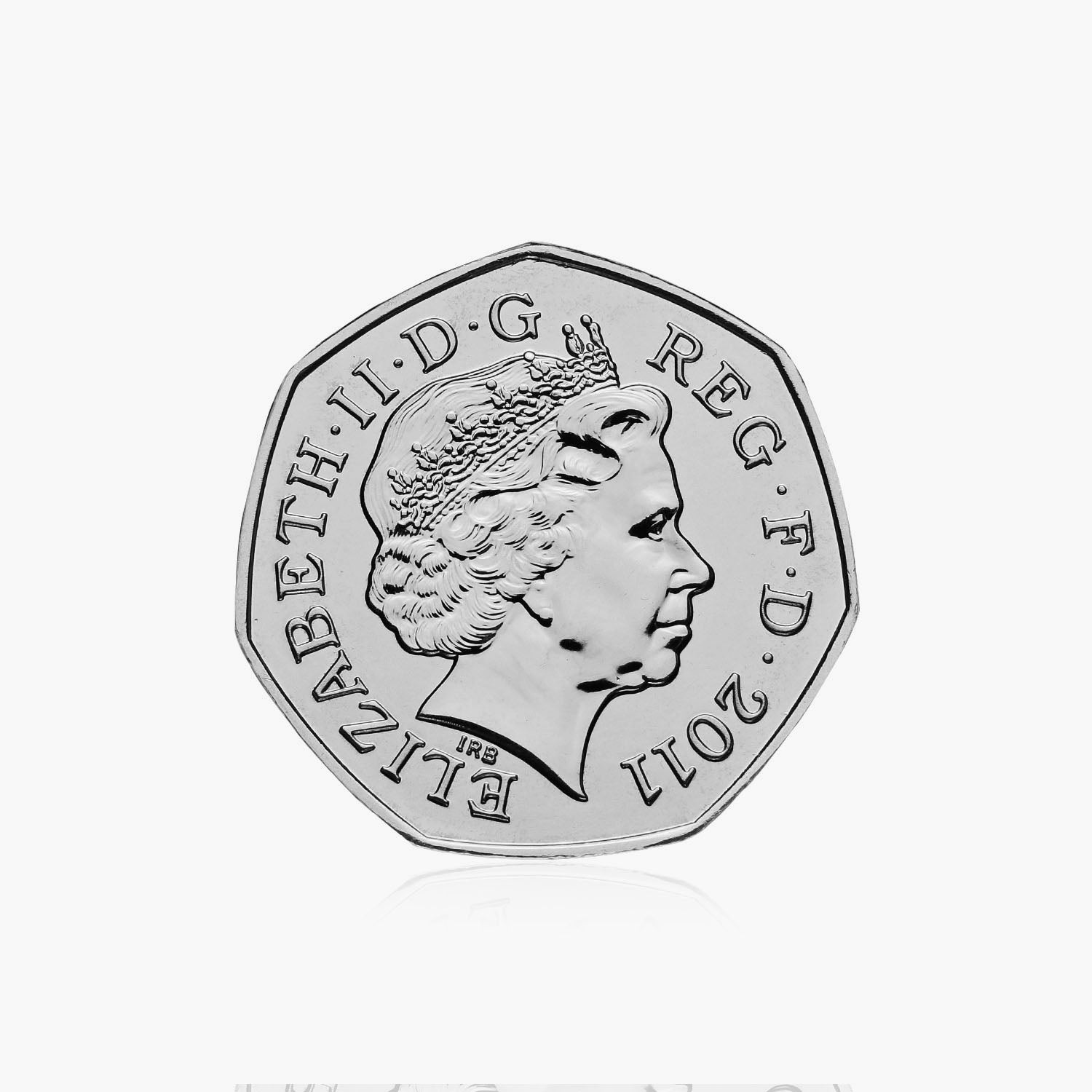 2011 Circulated Olympics - Archery 50p Coin