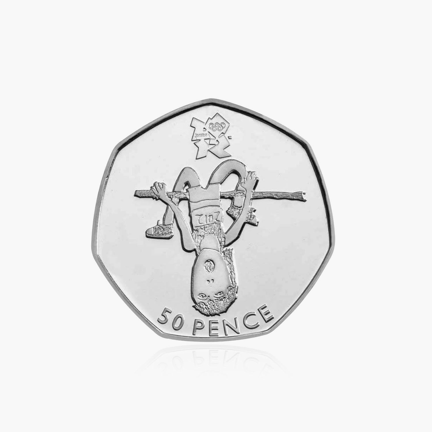 2011 Circulated Olympics- Athletics 50p Coin