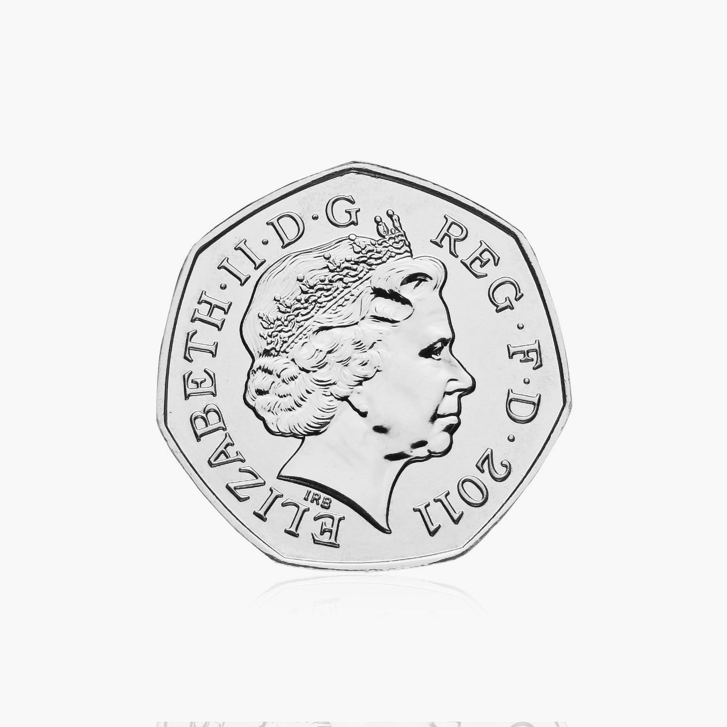 2011 Circulated Olympics- Athletics 50p Coin