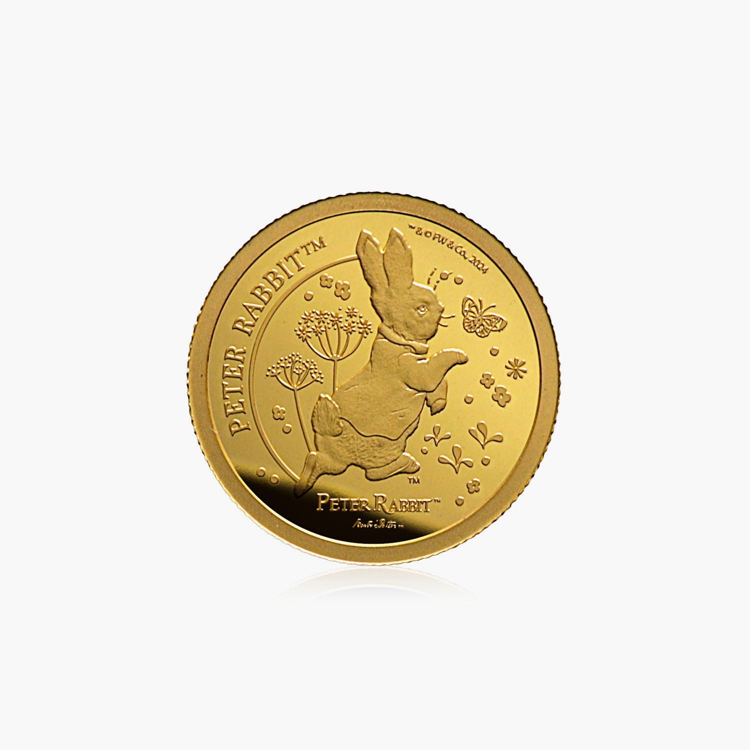 Whiskers and Tales Peter Rabbit 2025 Solid Gold Completer Coin