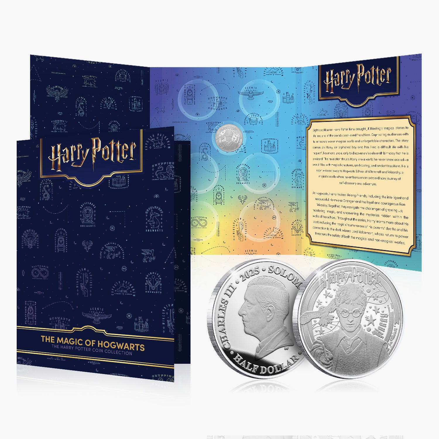 2025 The Magic of Hogwarts Harry Potter .999 Silver Plated Coin