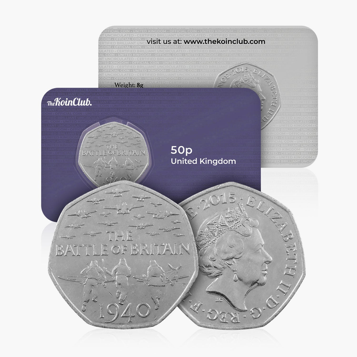 2015 Battle Of Britain 75th Anniversary 50p Coin