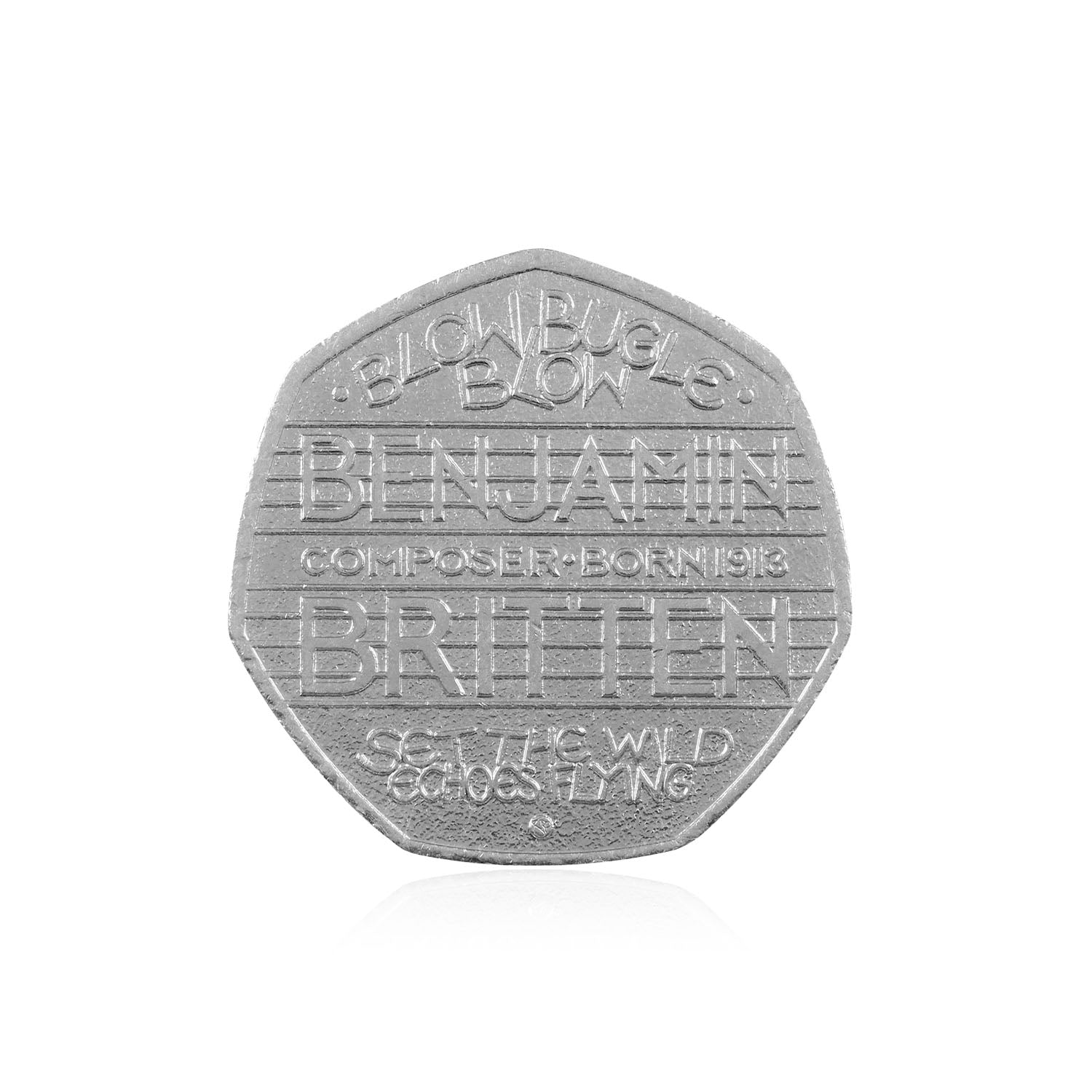 2013 Circulated Benjamin Britten 100th Anniversary 50p Coin