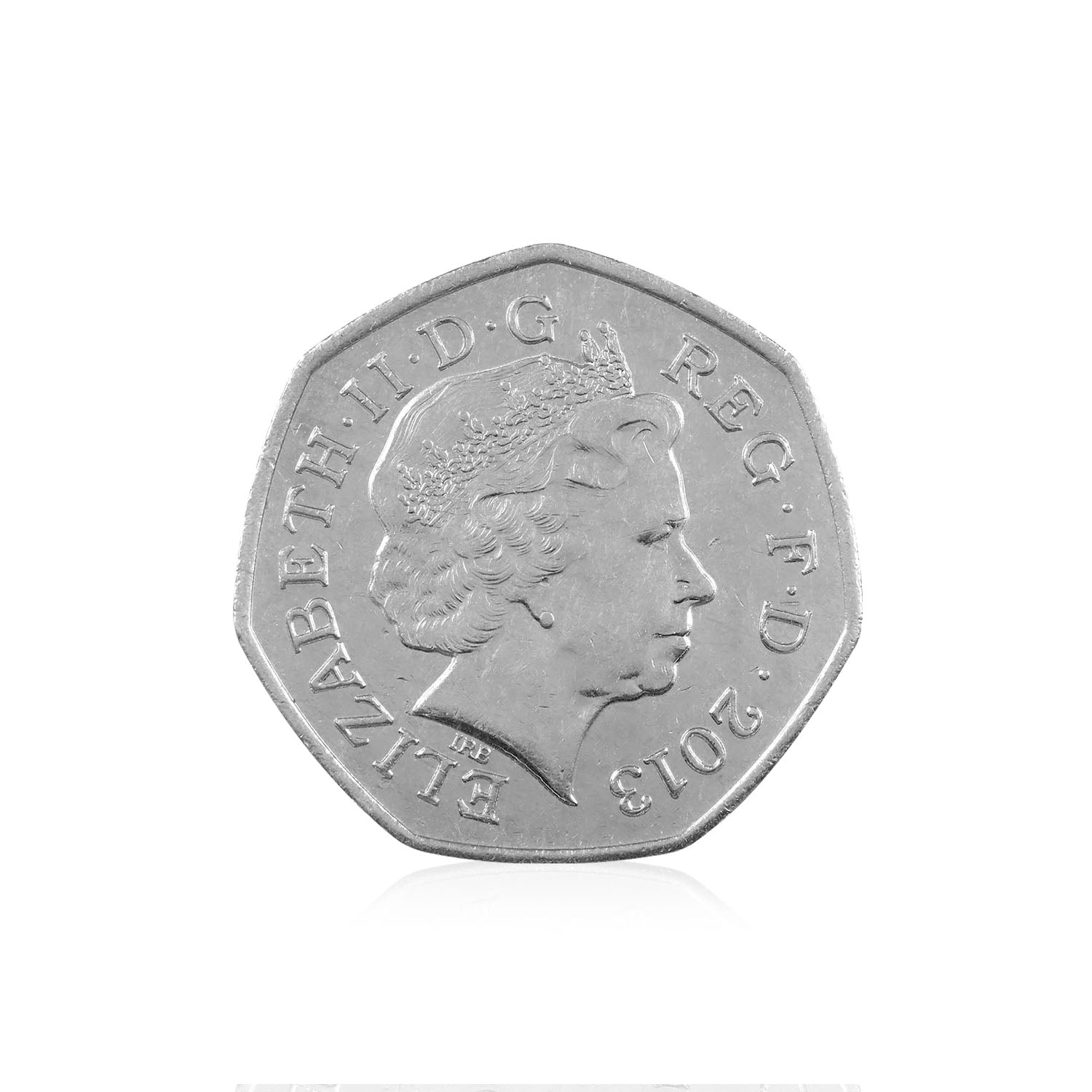 2013 Circulated Benjamin Britten 100th Anniversary 50p Coin