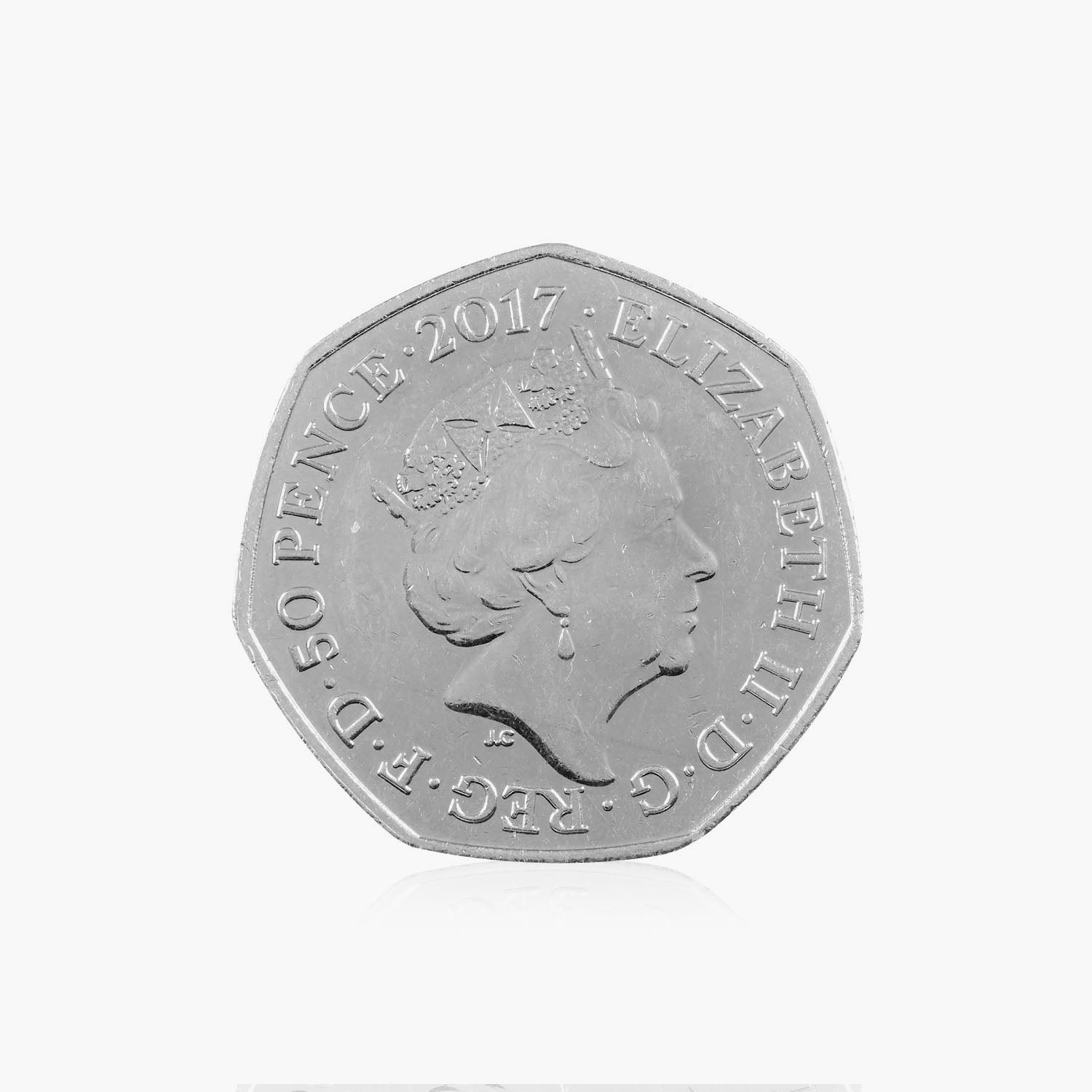 2017 Circulated Beatrix Potter series - Benjamin Bunny 50p Coin