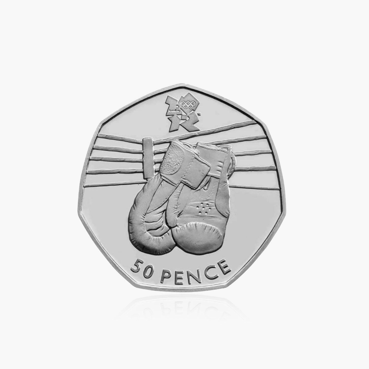 2011 Circulated Olympics - Boxing 50p Coin