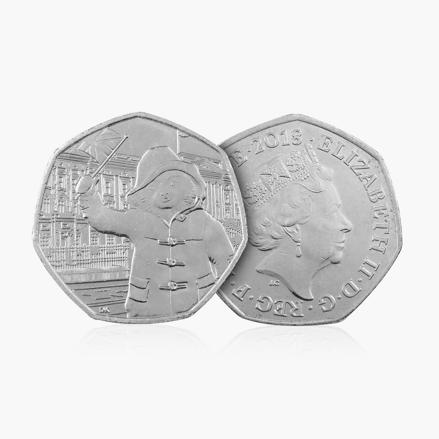 2018 Circulated Paddington Bear series - Paddington at Buckingham Palace 50p coin