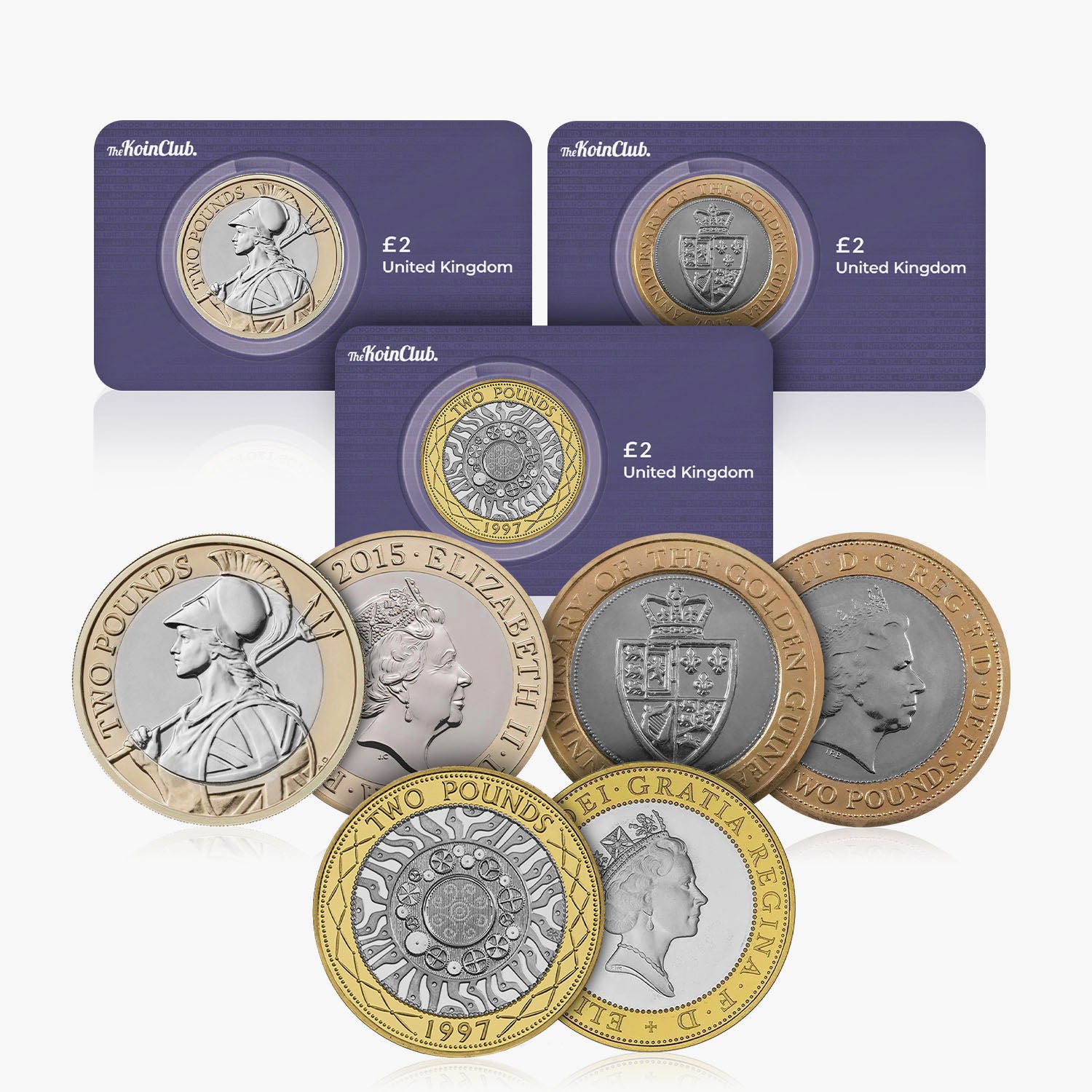 Icons of British Coinage UK £2 set