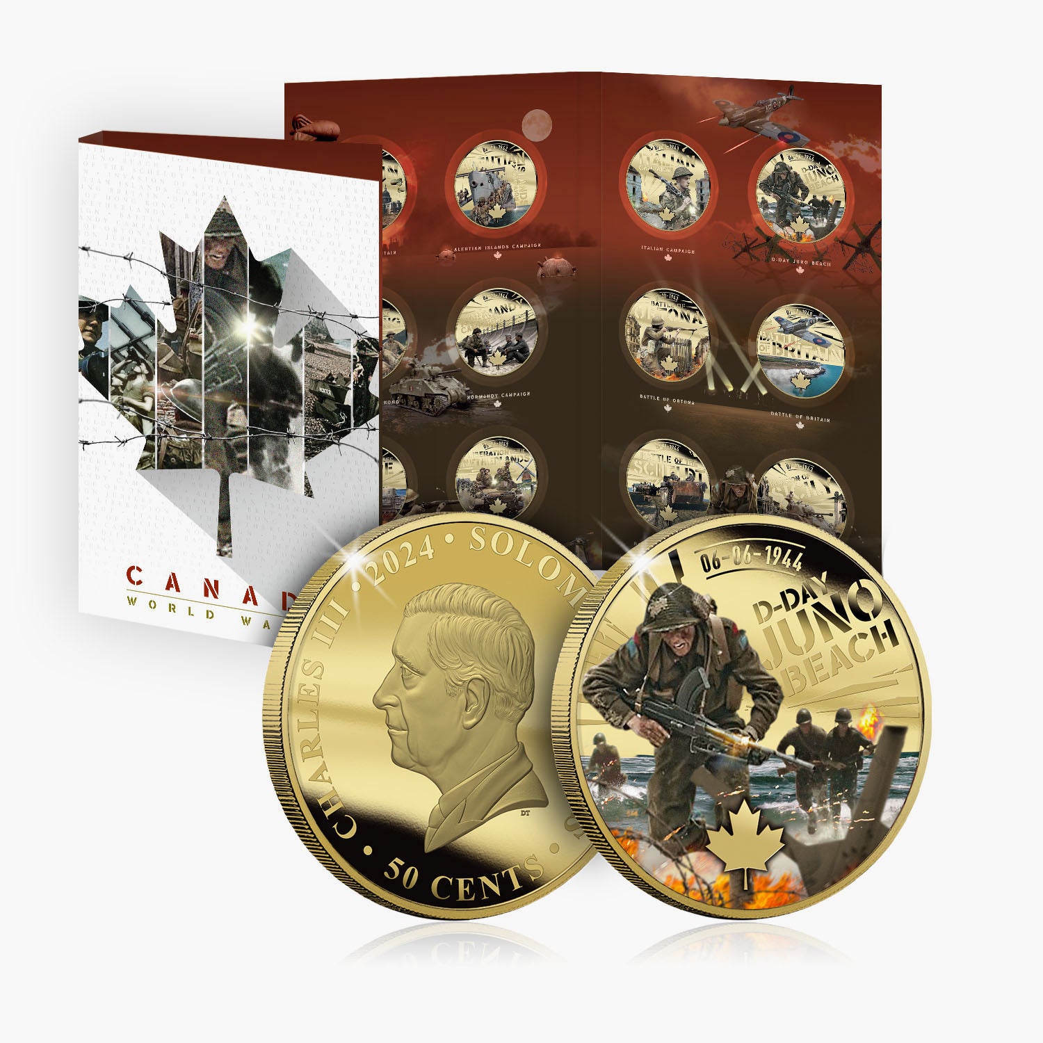 Canadian World War Two 2024 Coin Collection