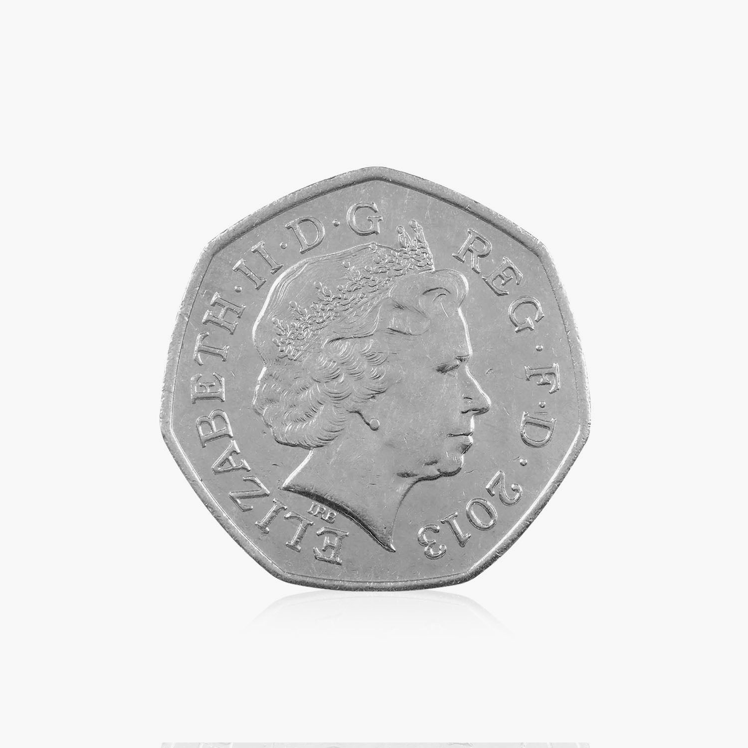 2013 Circulated Christopher Ironside 100th Anniversary 50p Coin