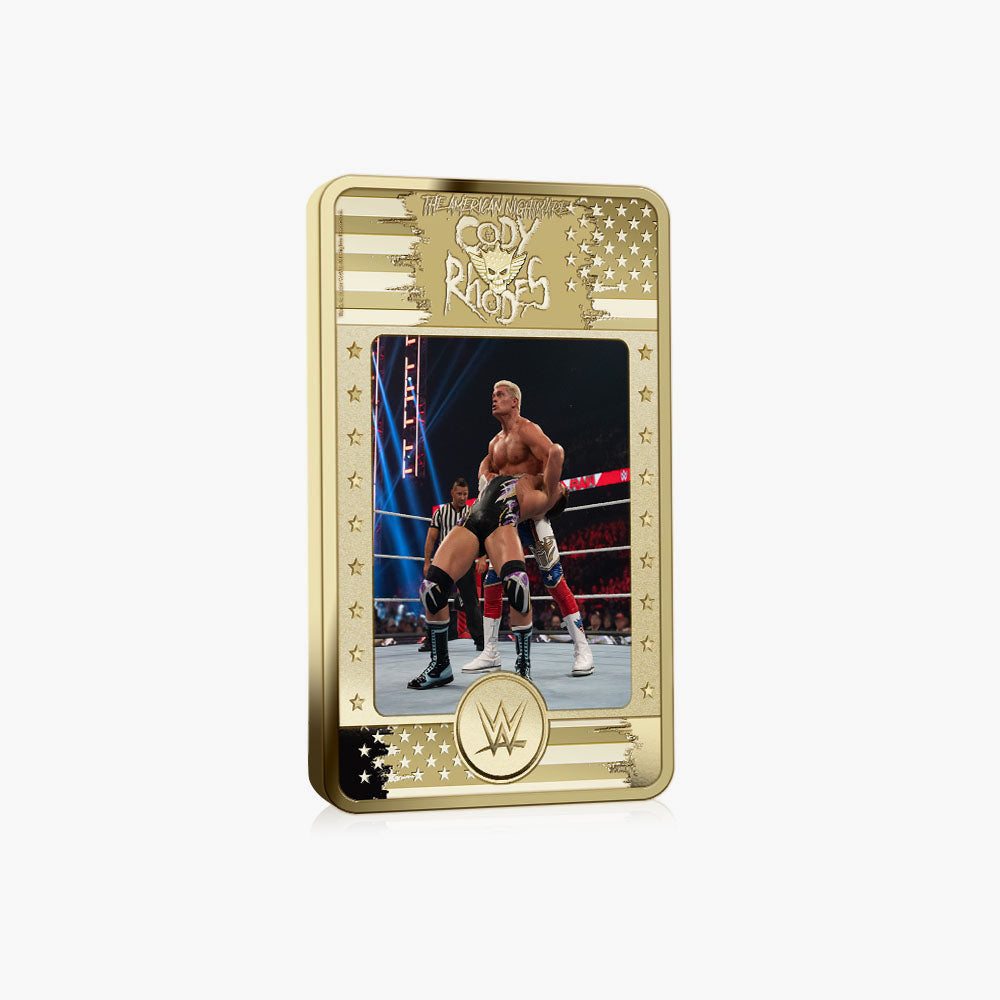 The Official WWE Superstars Lenticular Gold Coin Bar Collection