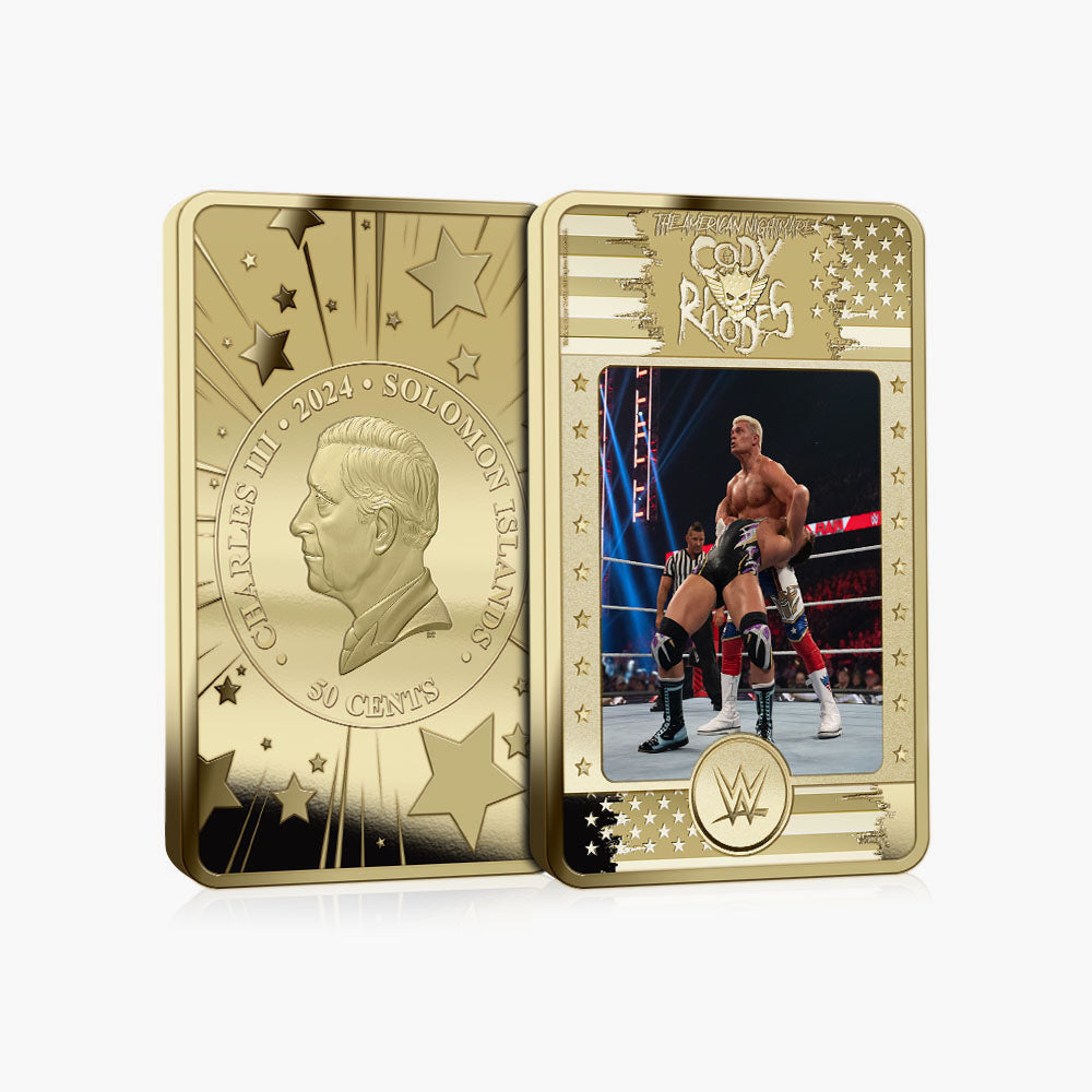 The Official WWE Superstars Lenticular Gold Coin Bar Collection