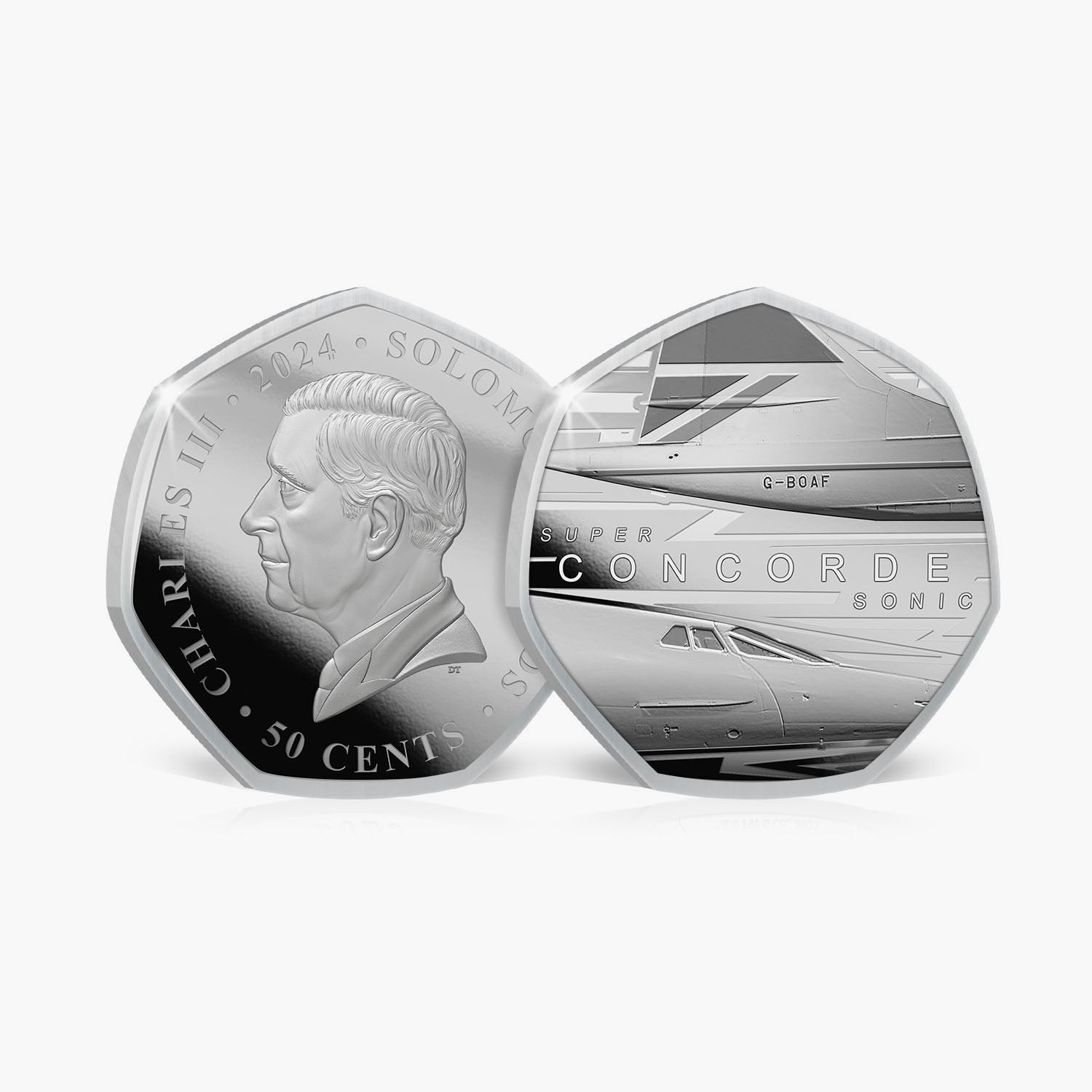 Concorde G-BOAF 20th Anniversary 2024 BU Coin