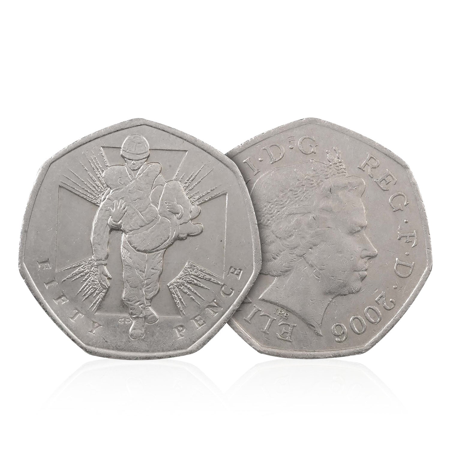 2006 Circulated 150th Anniversary of VICTORIA CROSS 50p coin