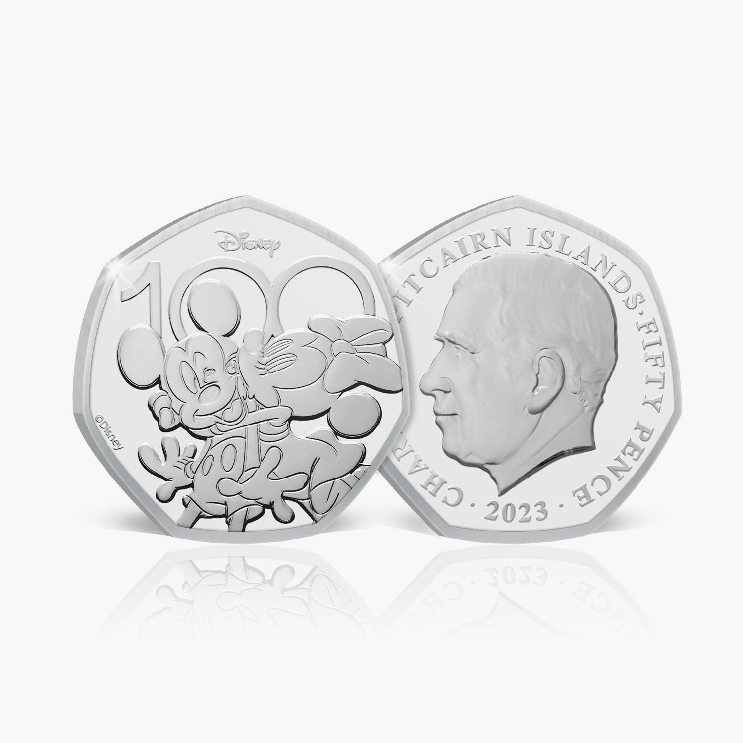 Disney 100th Anniversary Mickey & Minnie 50p