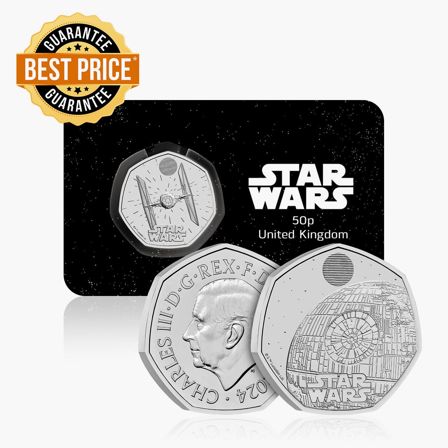 2024 Star Wars Death Star II 50p coin