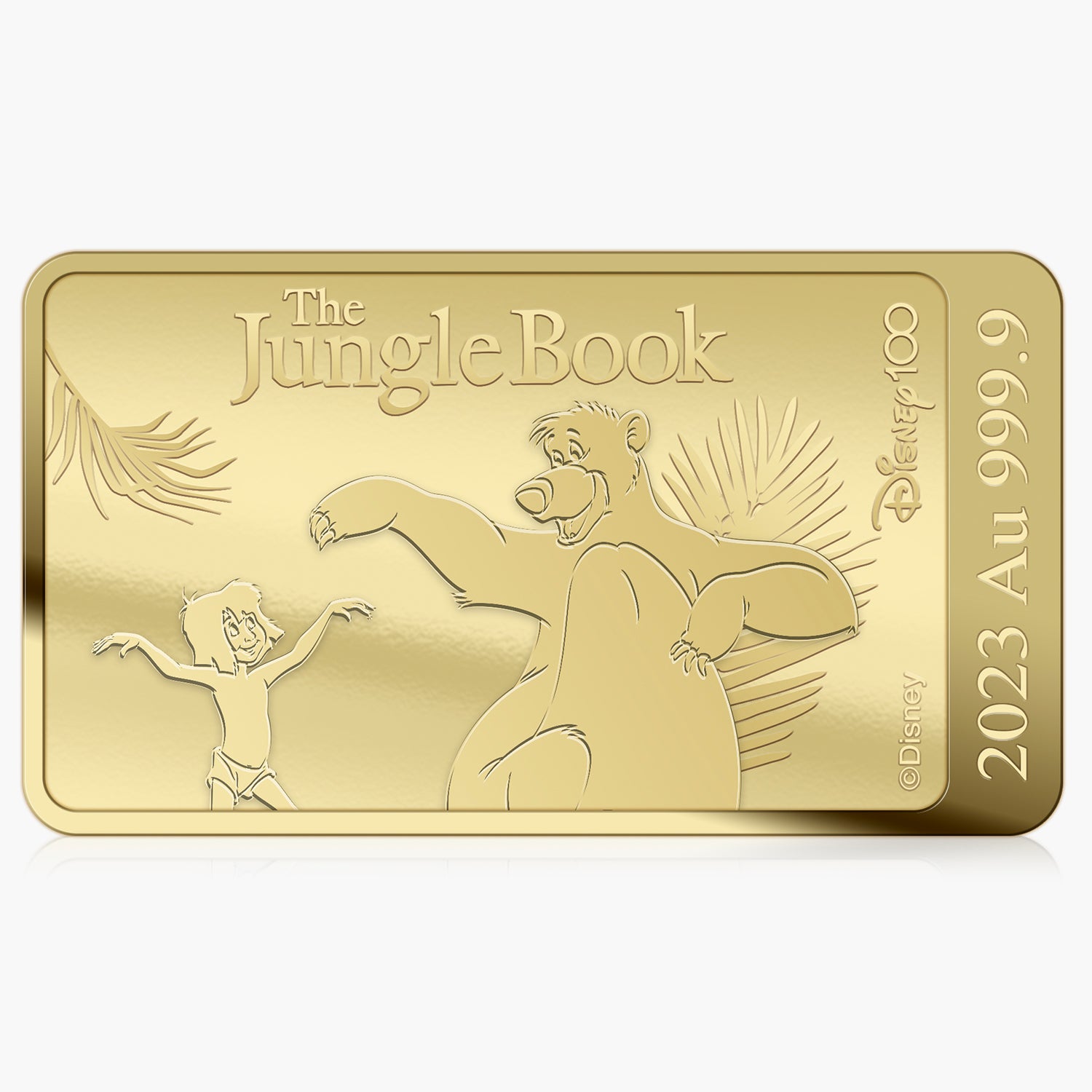 Disney 100th Anniversary Jungle Book Pure Gold Coin Ingot