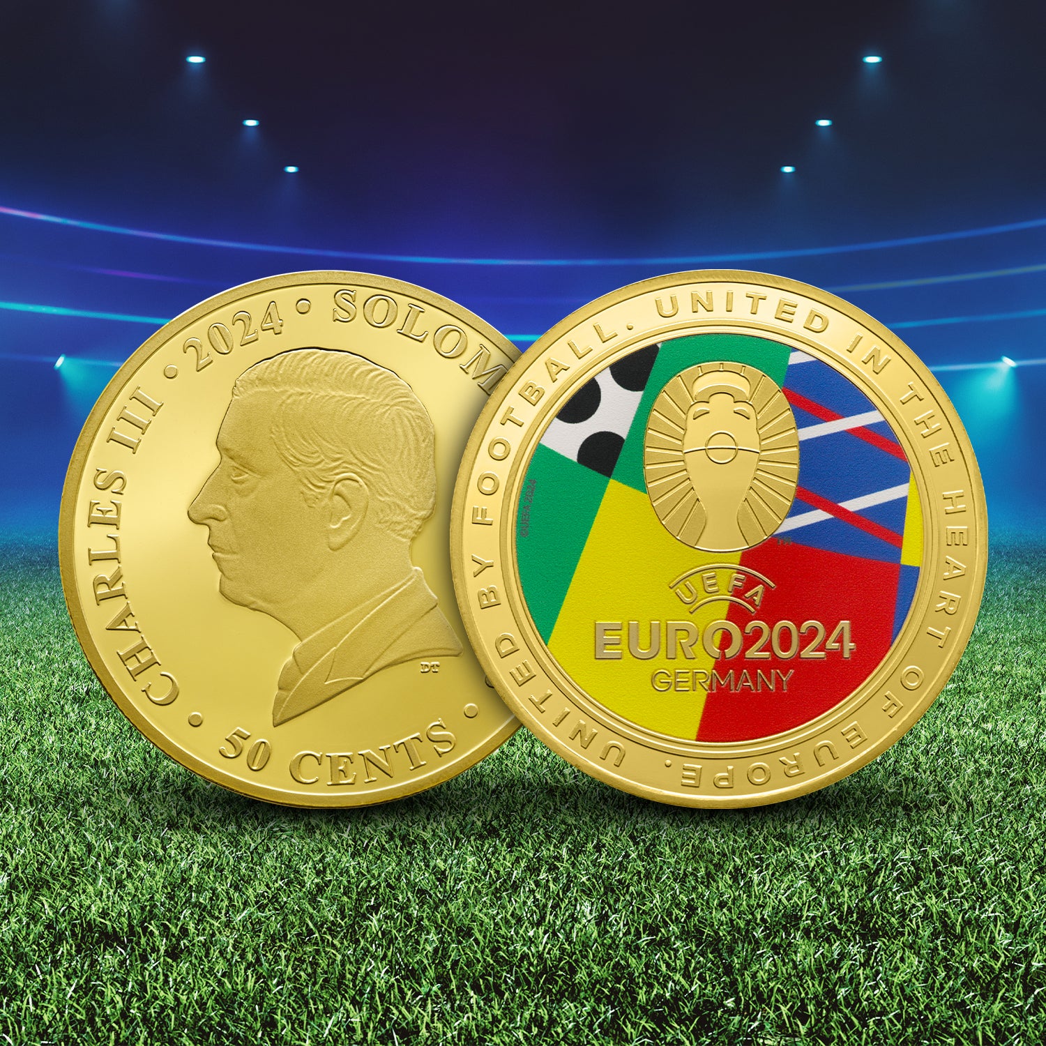 Official UEFA Euro 2024 Gold Edition Coin