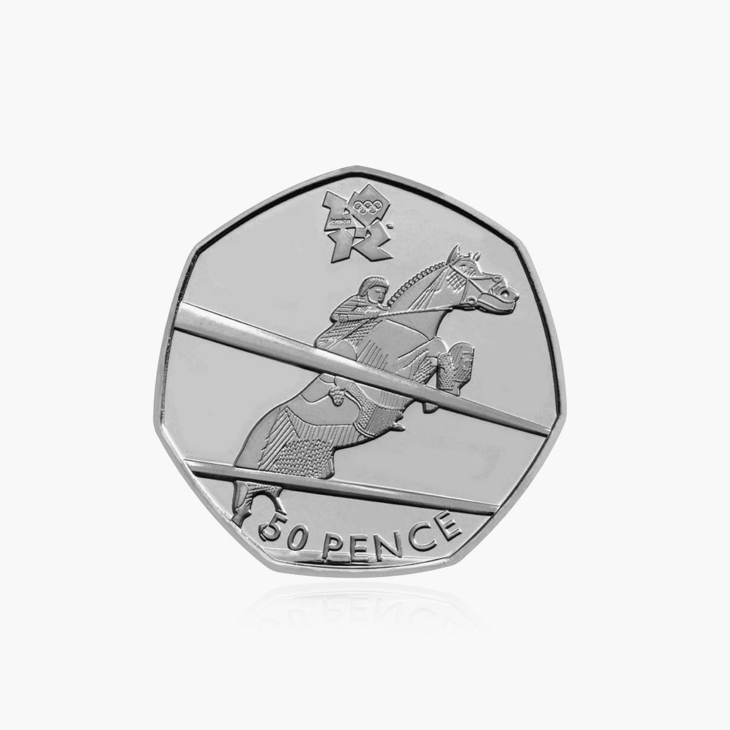 2011 Circulated Olympics - Equestrian 50p Coin