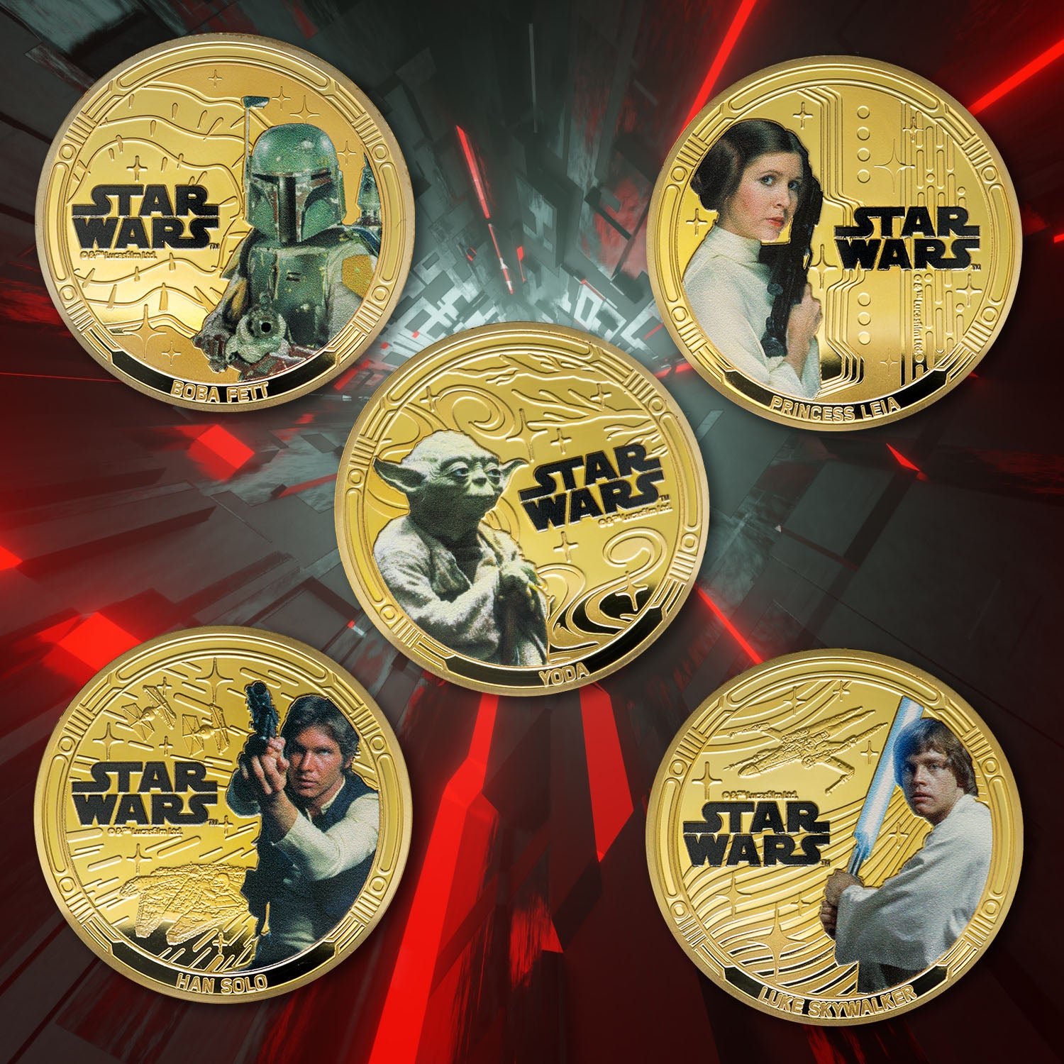 2025 A Galaxy of Adventures Star Wars Coin Collection