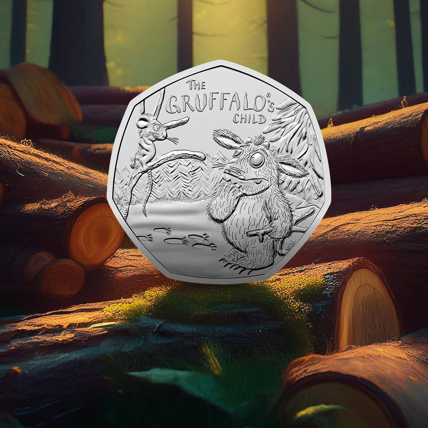 The Gruffalo's Child 2024 50p BU coin