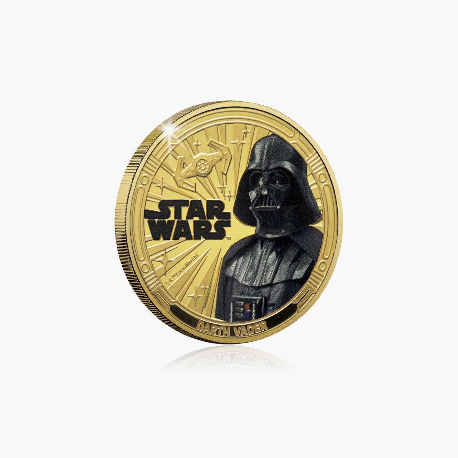 2025 A Galaxy of Adventures Star Wars 24 Carat Gold Plated Coin