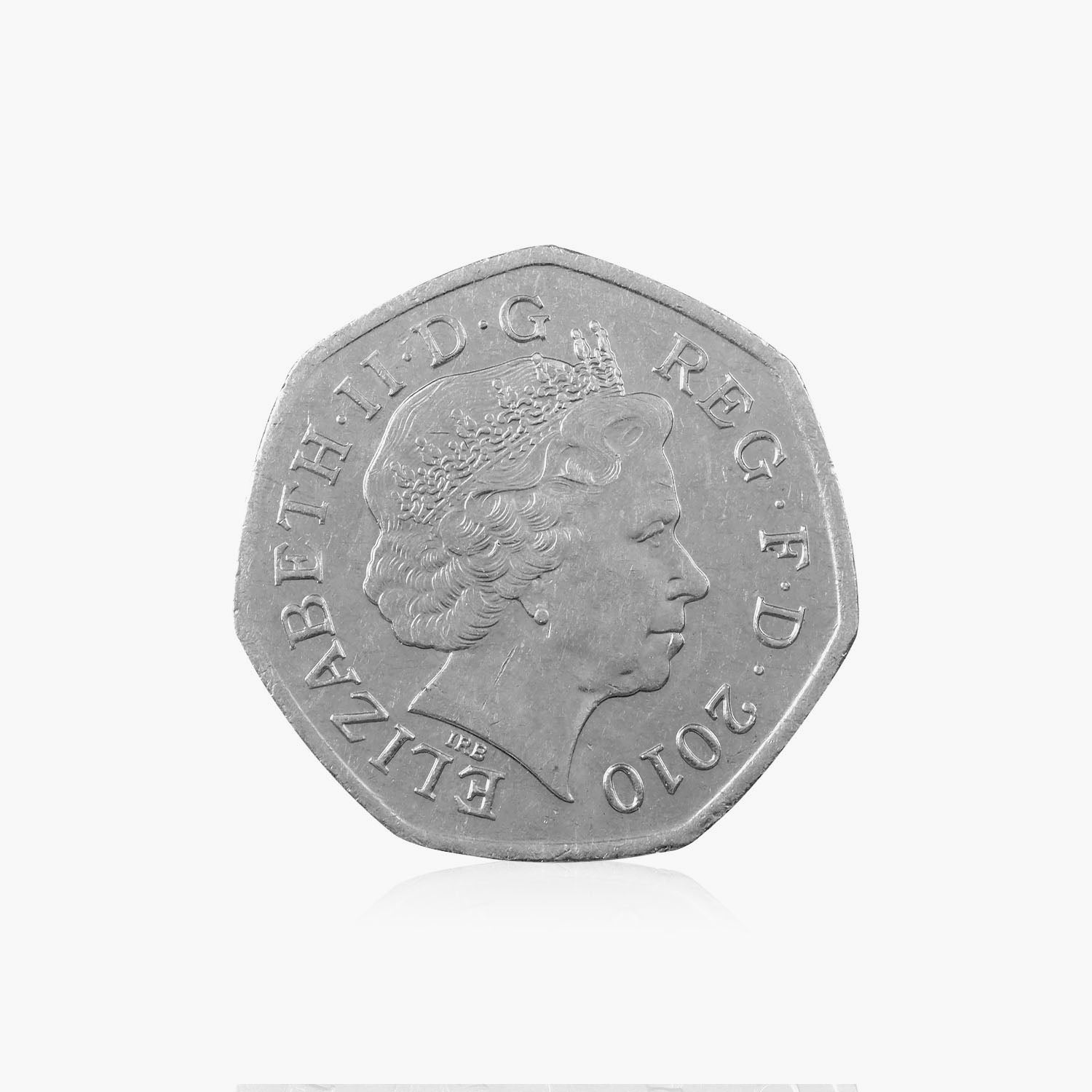 2010 Circulated Girlguiding UK 100th Anniversary 50p Coin