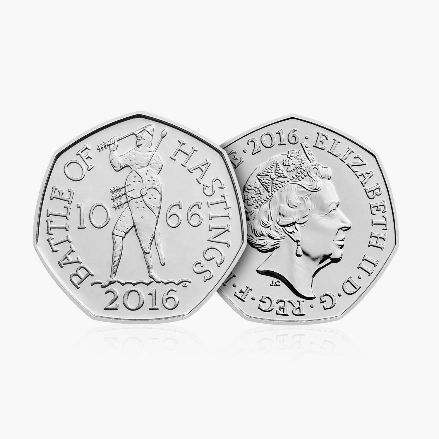 2016 Circulated Battle Of Hastings 950th Anniversary 50p Coin