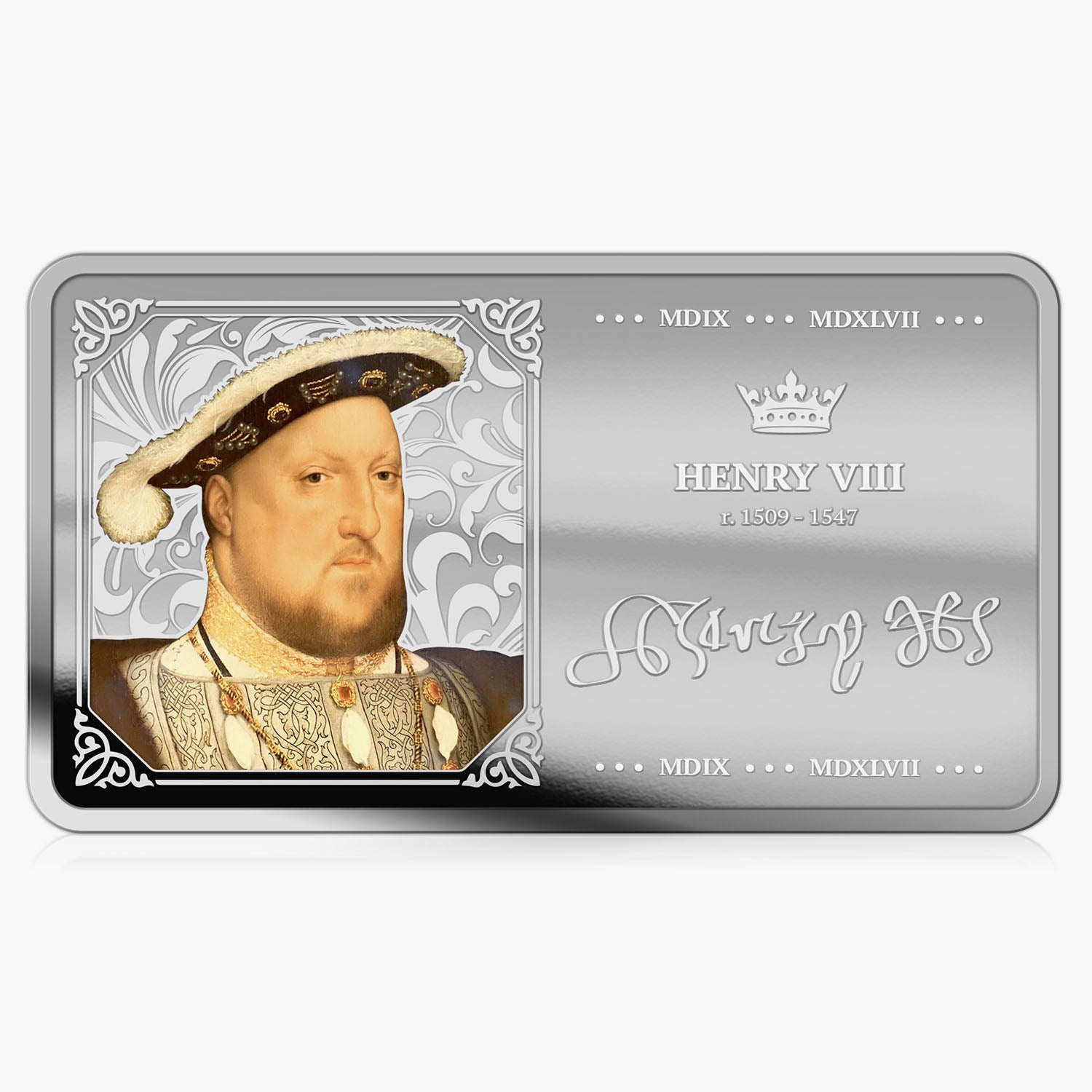 History of Kings - Henry VIII .999 Silver Bar 2023