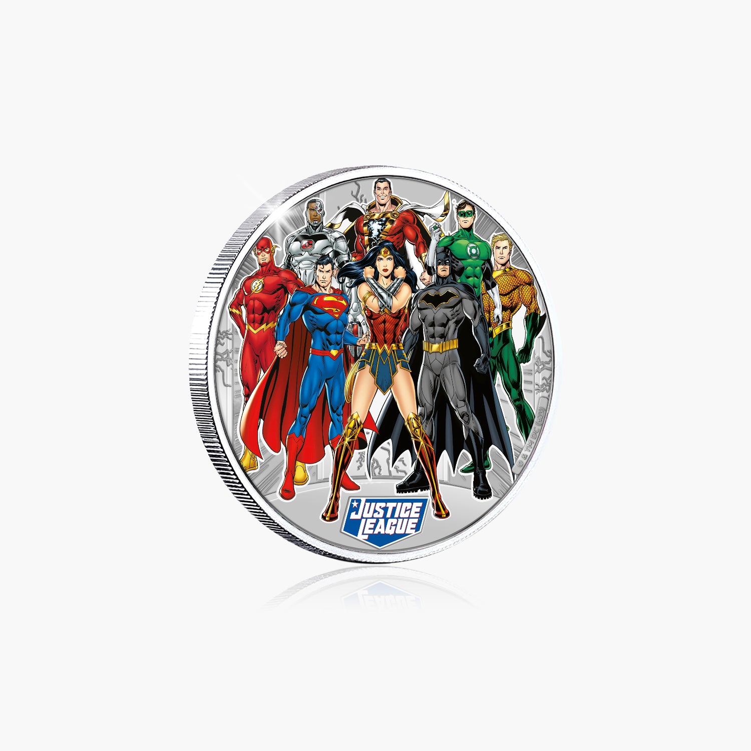 Justice League - Justice League Group Silver Plated Commemorative