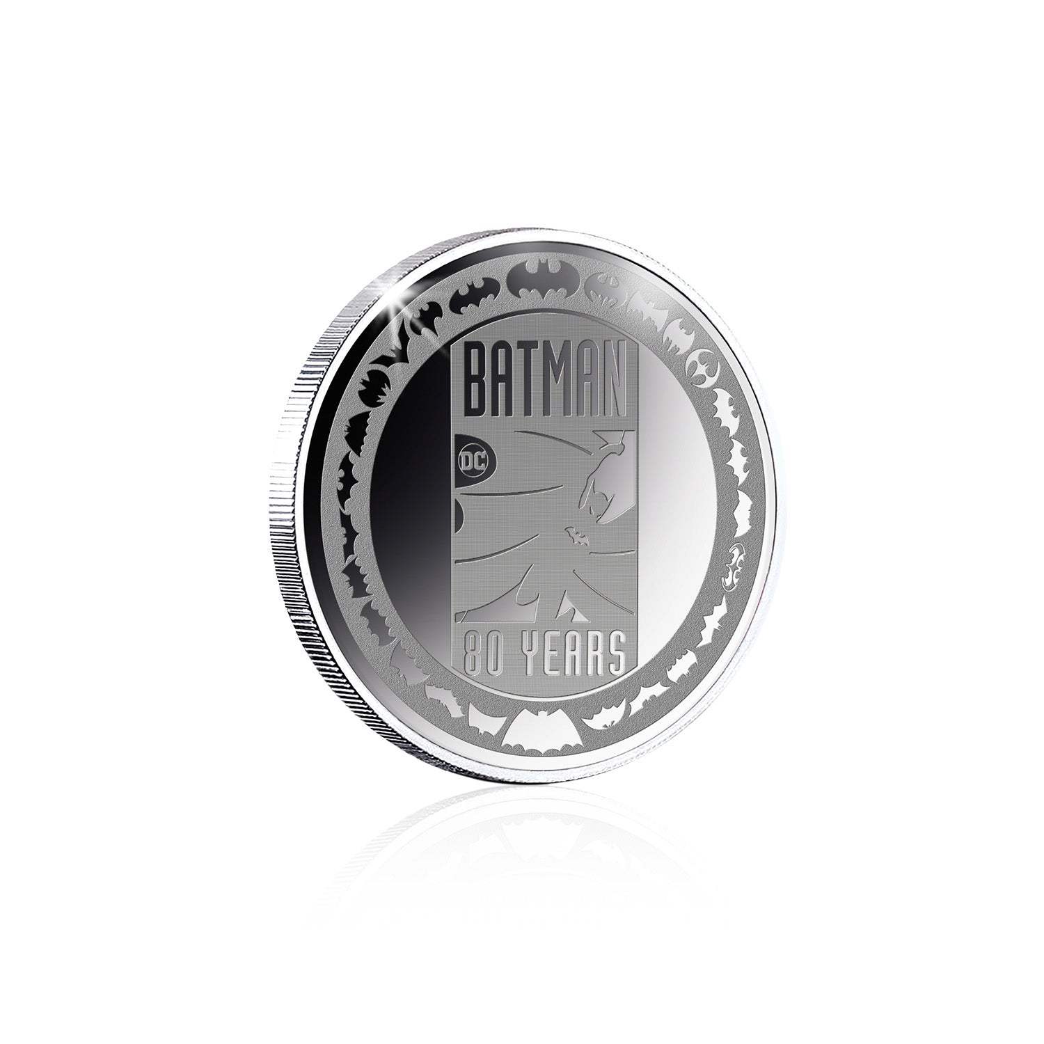 Batman and Robin Silver Plated Commemorative