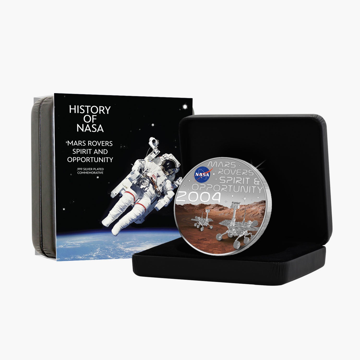 NASA 2023 Mars Rovers 50mm Silver-plated Coin